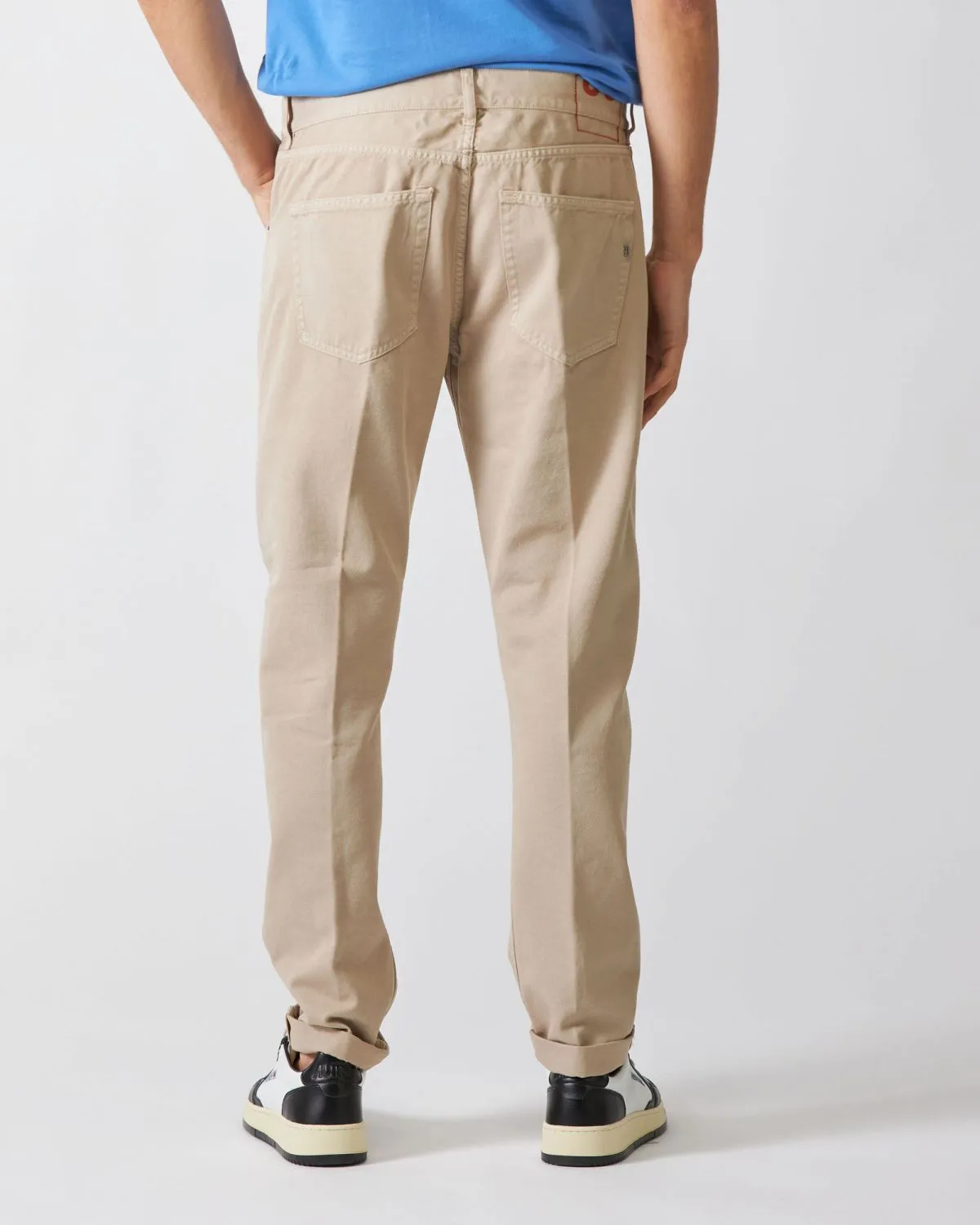 Pantaloni 5 Tasche Icon Beige