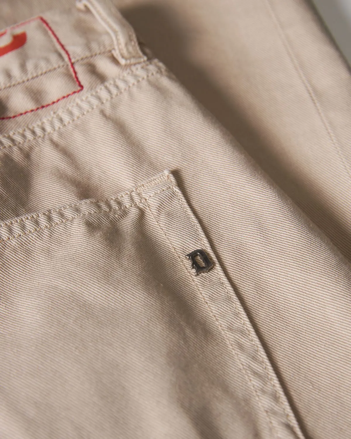 Pantaloni 5 Tasche Icon Beige