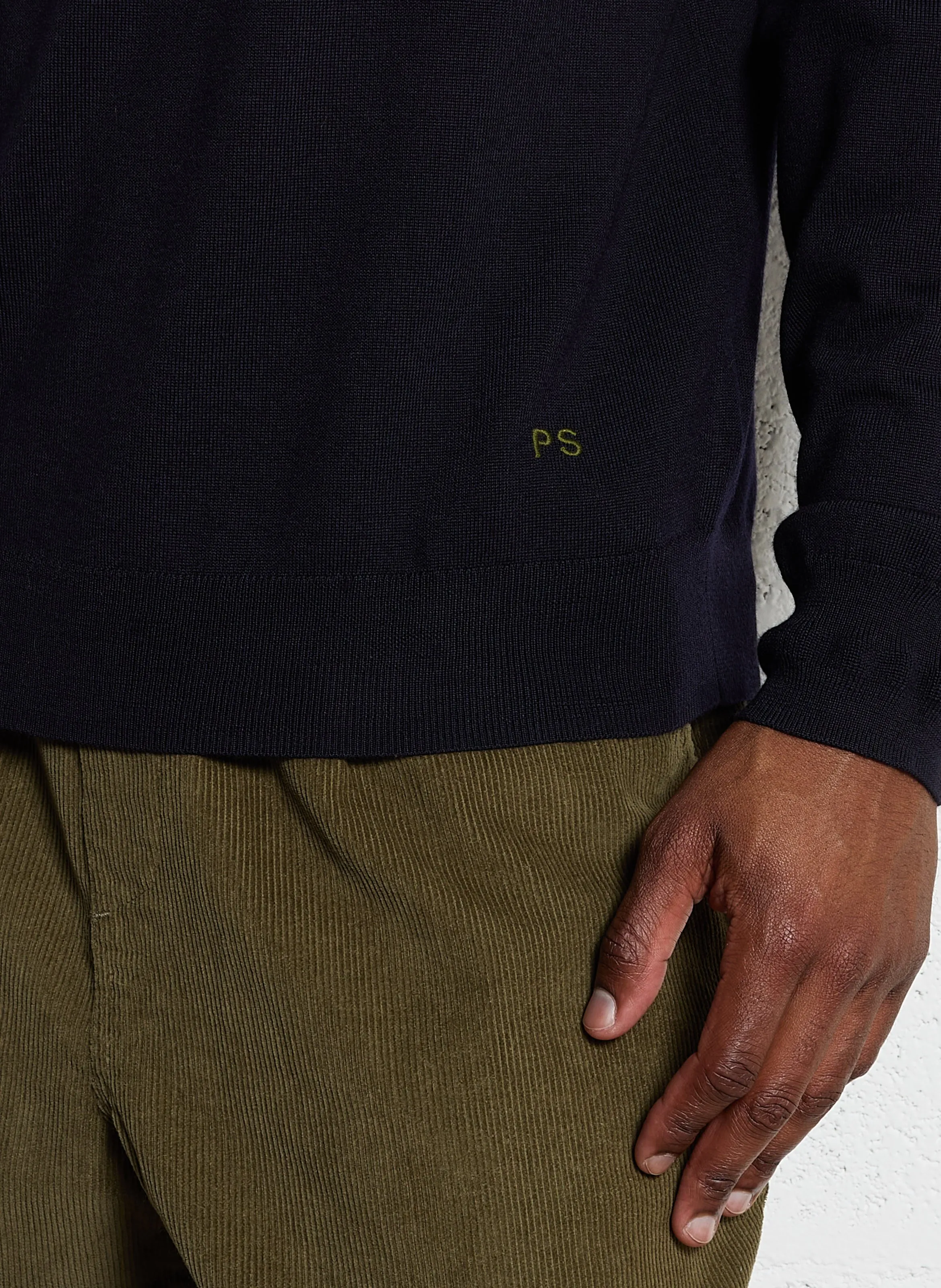  PAUL SMITH   Maglione girocollo regular in lana | Blu