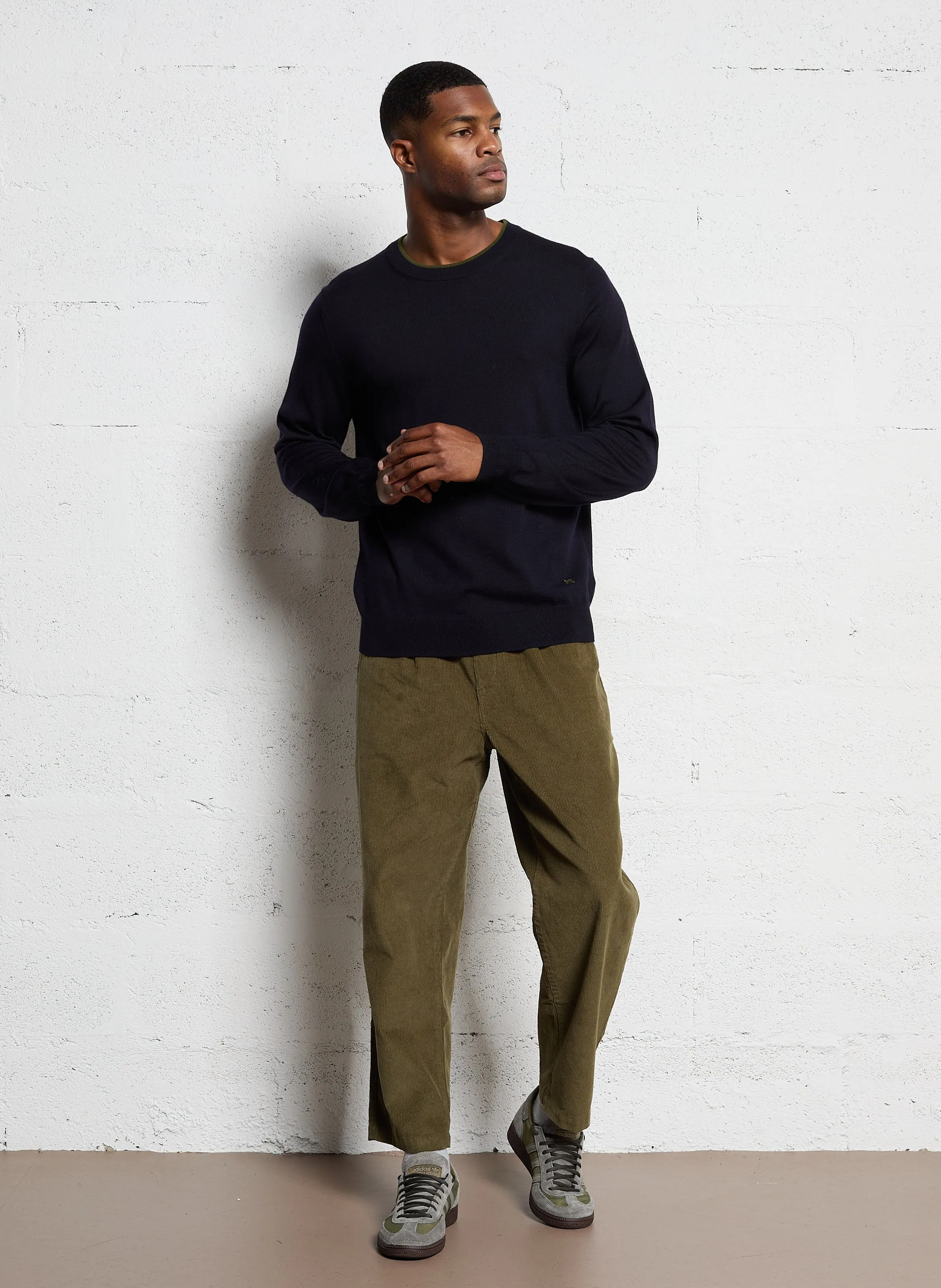  PAUL SMITH   Maglione girocollo regular in lana | Blu