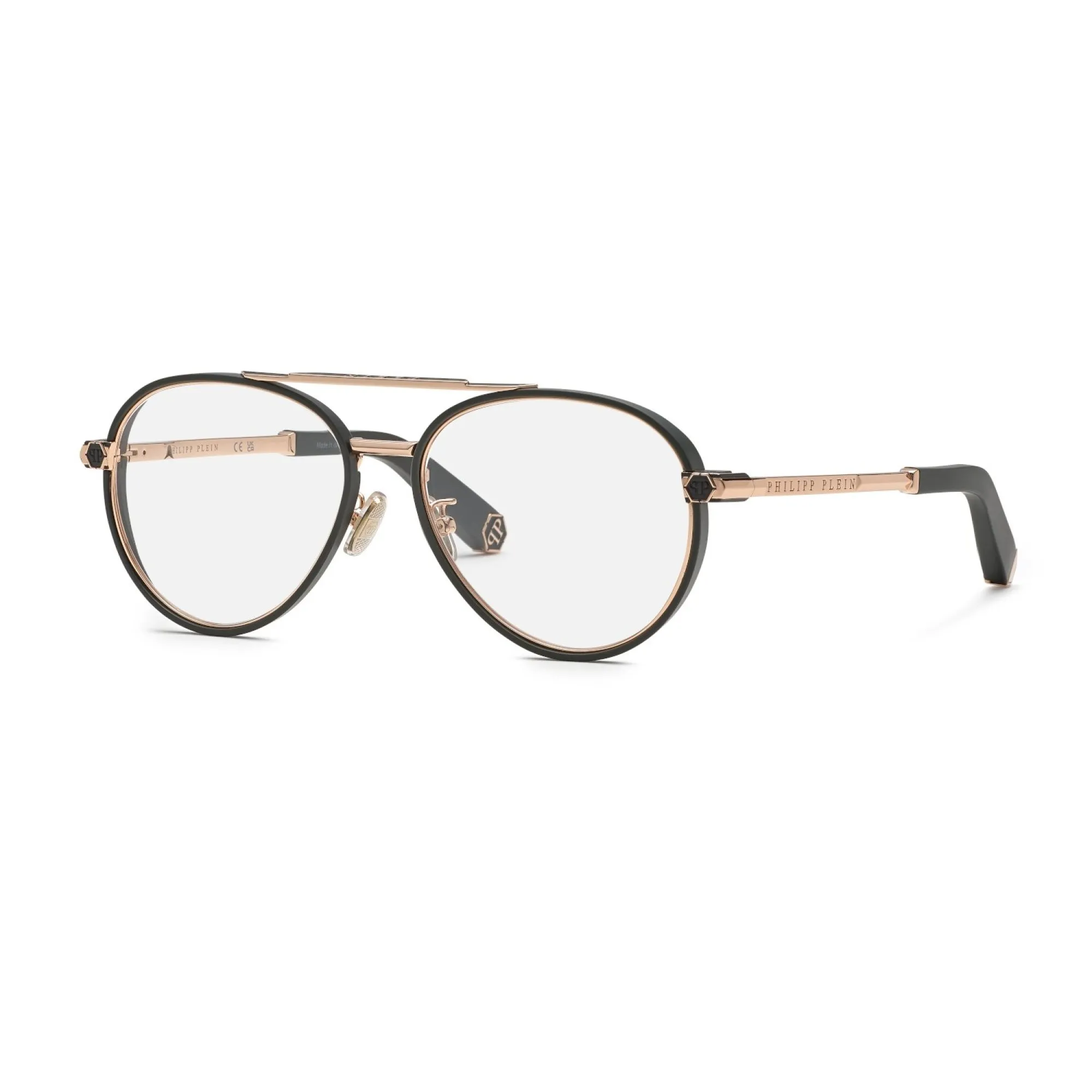   Philipp Plein VPP137M - 0L46 Grigio Opaco | Occhiale Da Vista Uomo 