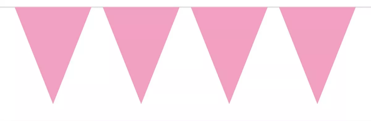 Piccola catena pennant baby rosa 3m