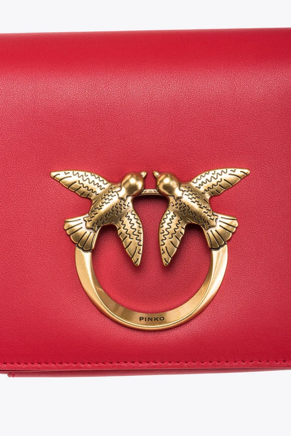 Pinko Mini Love Click Exagon Simply bag / Red