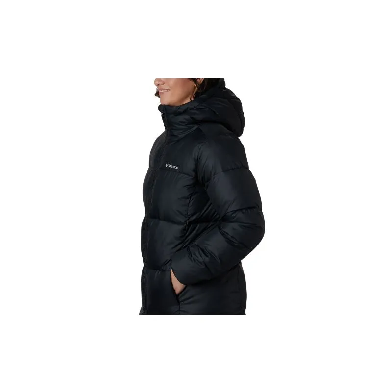 Piumino da donna con cappuccio Columbia Puffect Mid (nero)
