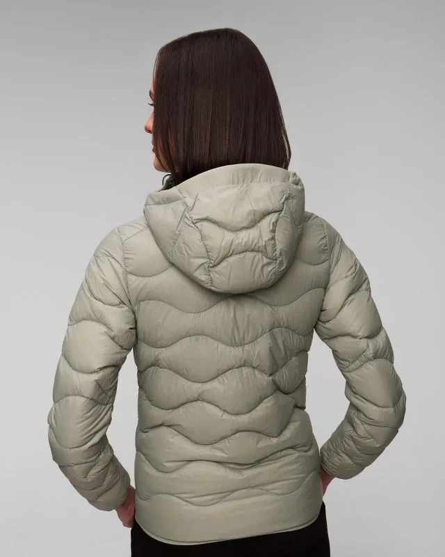 Piumino da donna Peak Performance Helium Down grigio-verde