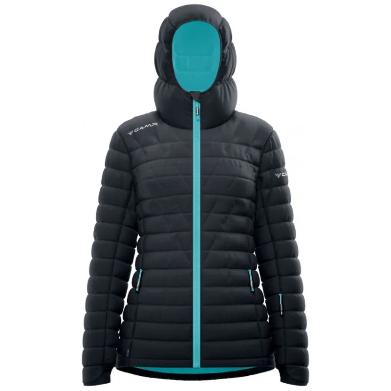 Piumino donna Camp NIVIX LIGHT JACKET LADY (NERO / AZZURRO)