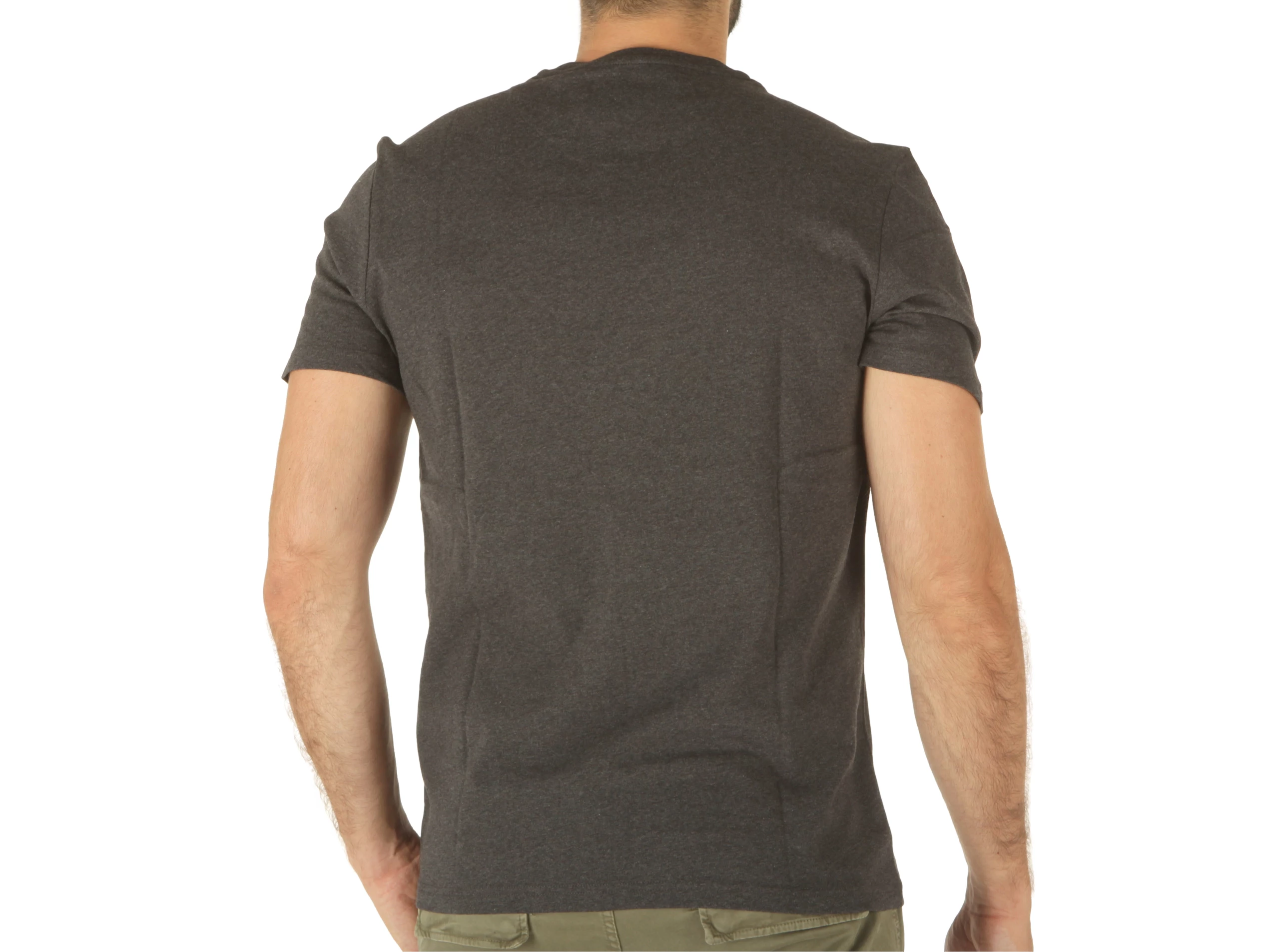 Plain T-Shirt Charcoal Marl