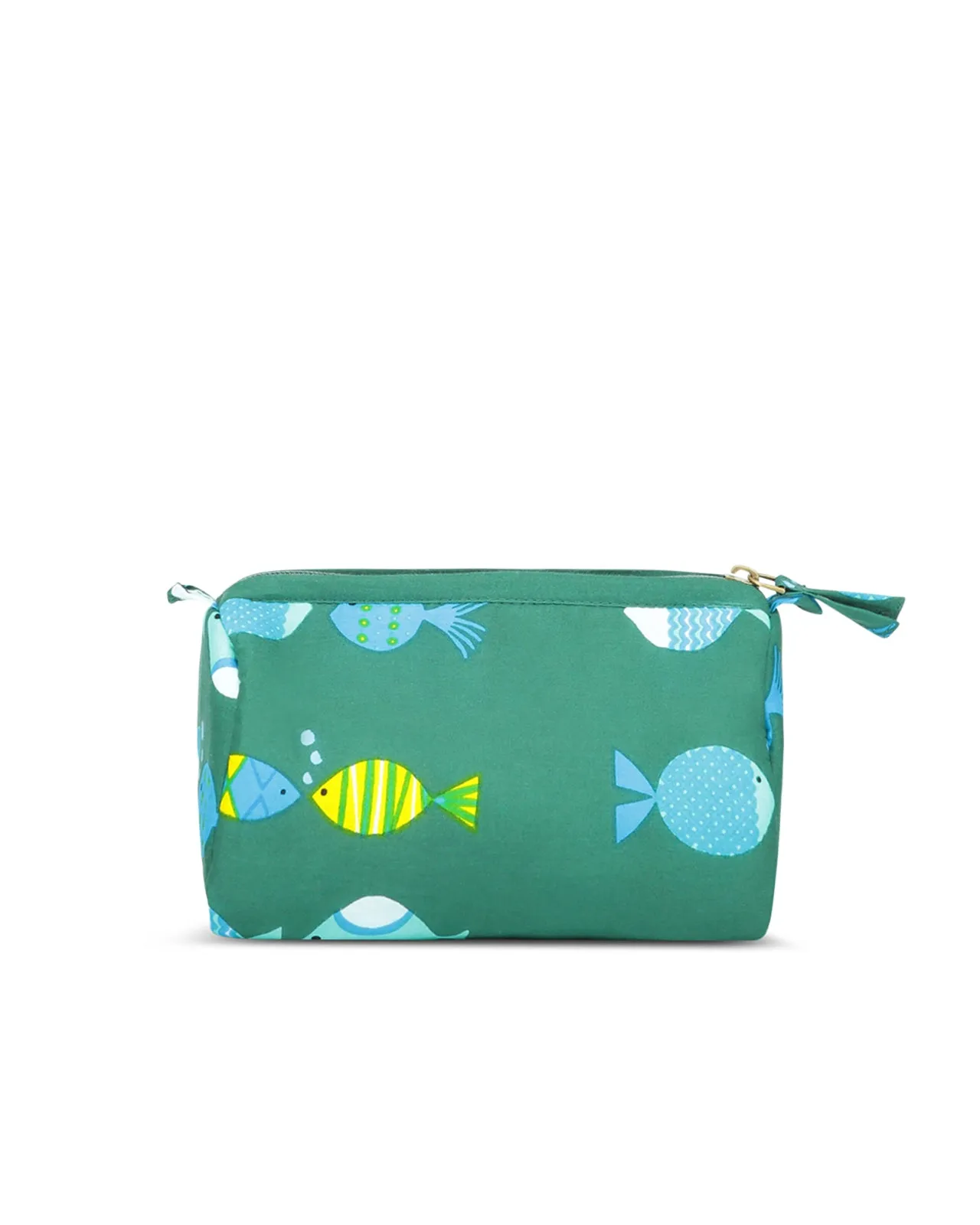 Pochette Sarong Crazy Fish verde