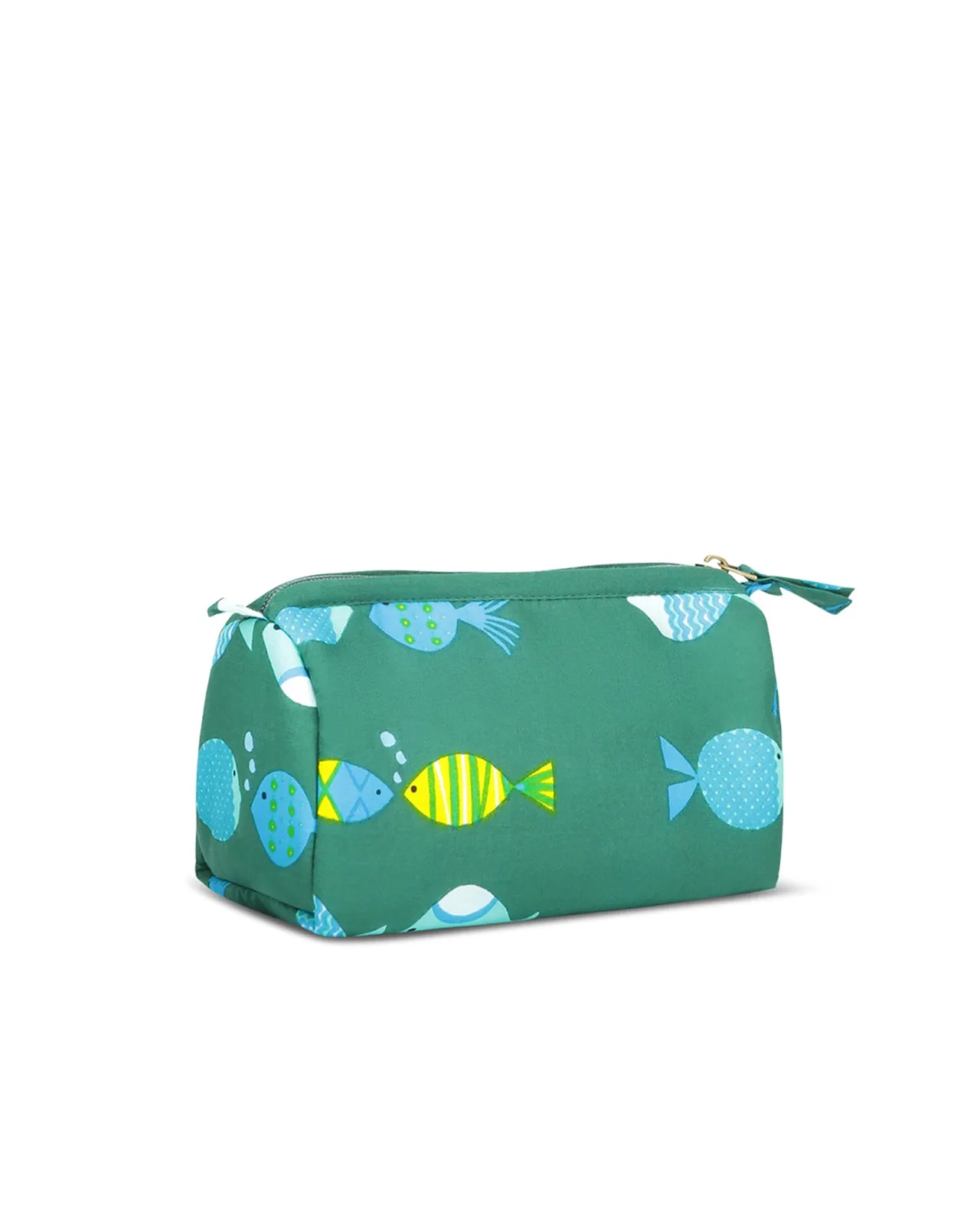 Pochette Sarong Crazy Fish verde