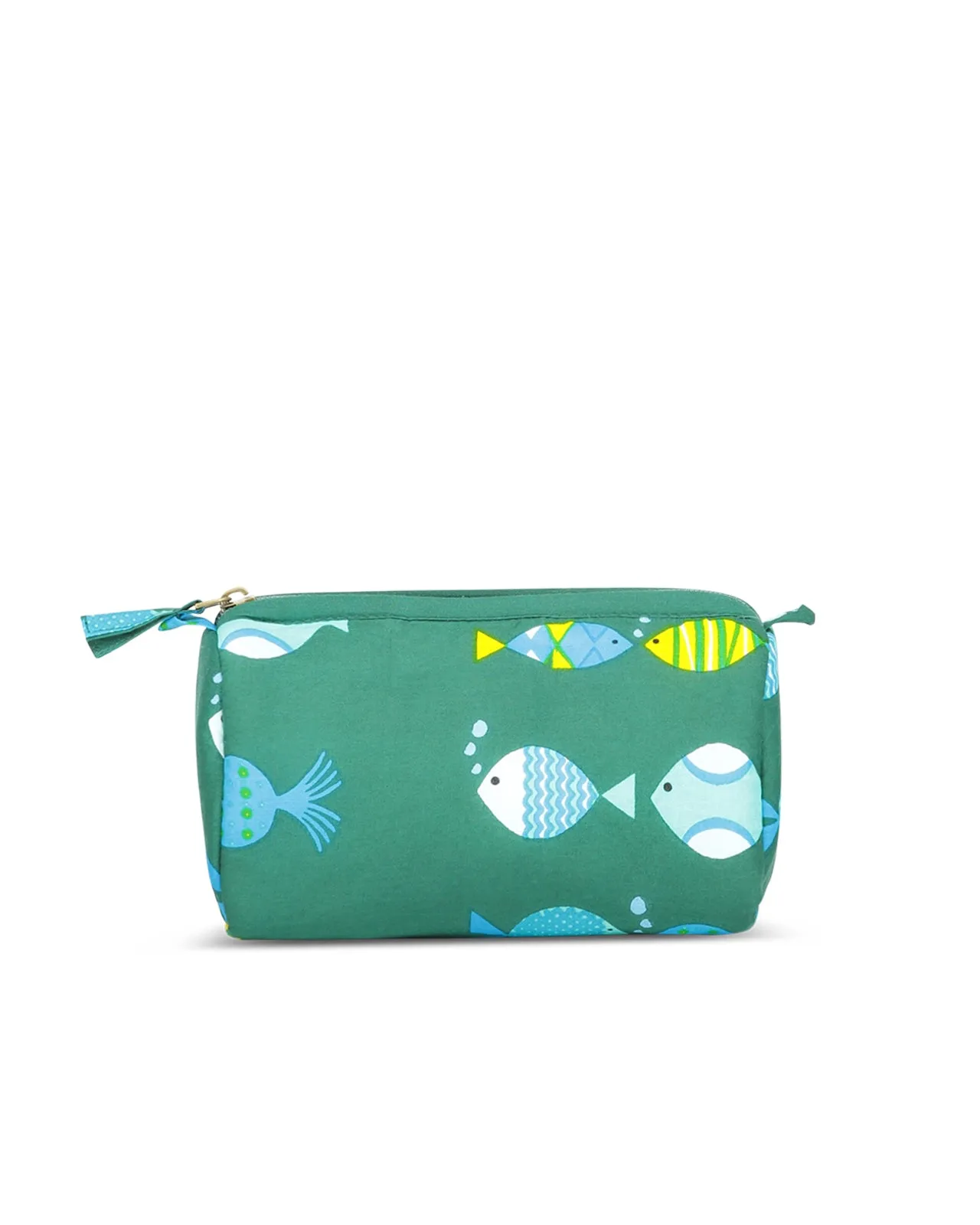 Pochette Sarong Crazy Fish verde