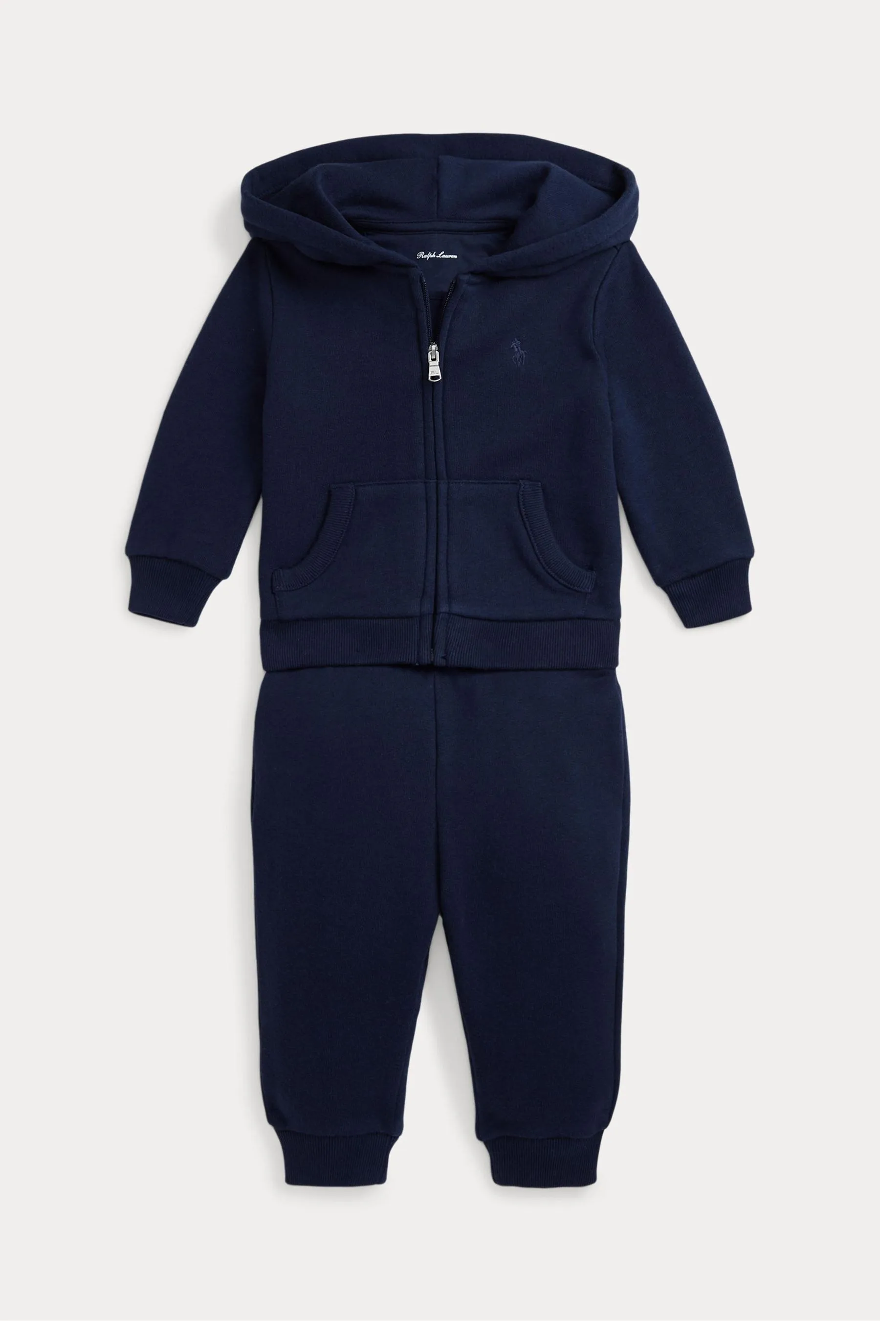 Polo Ralph Lauren Baby Fleece Zip Felpa con cappuccio & Jogger Set    