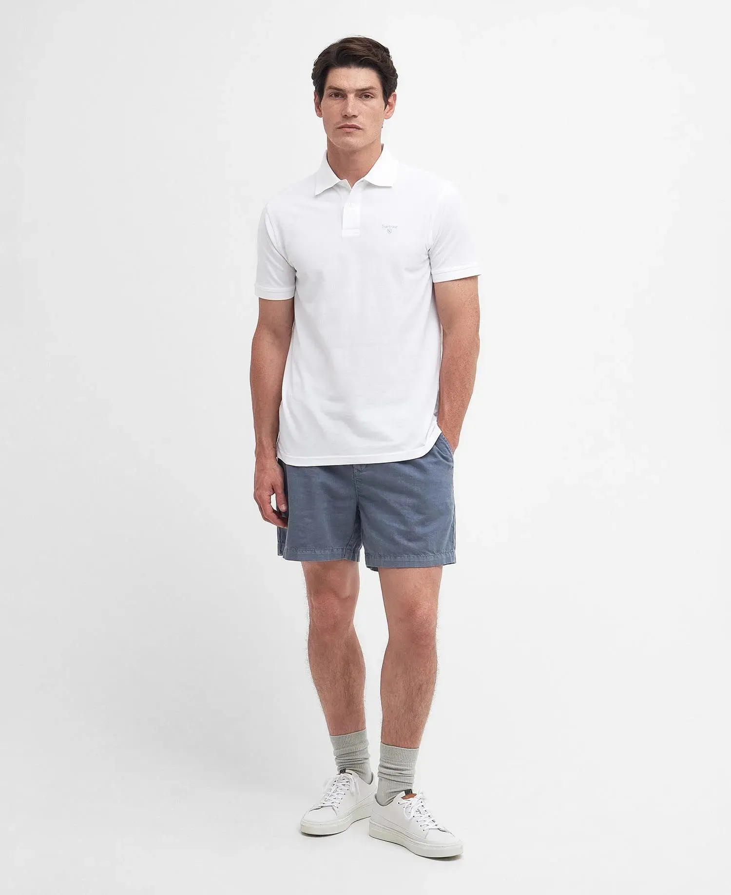 Polo Sports Barbour Bianca da Uomo