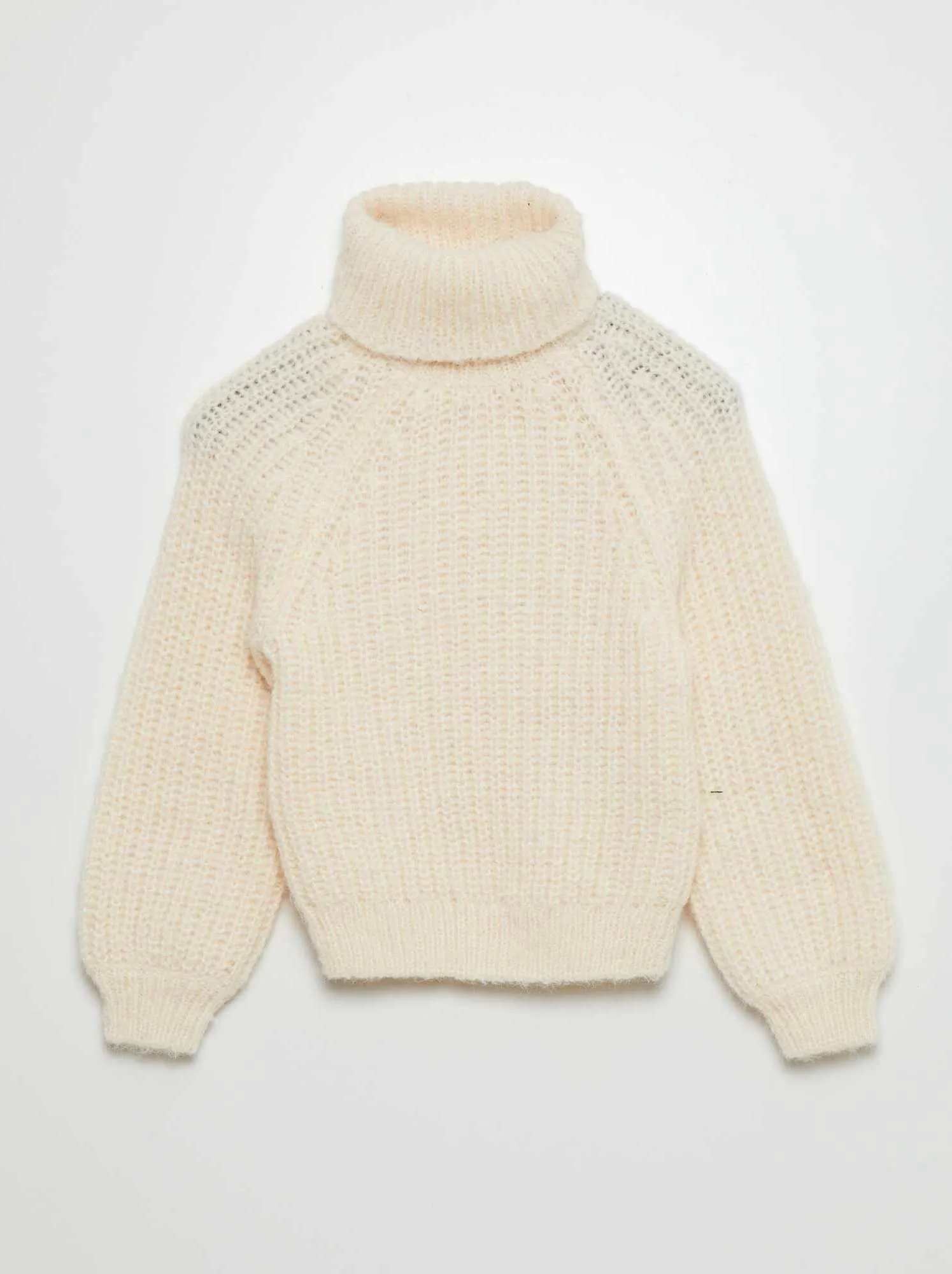 Pullover a maglia grossa - BIANCO