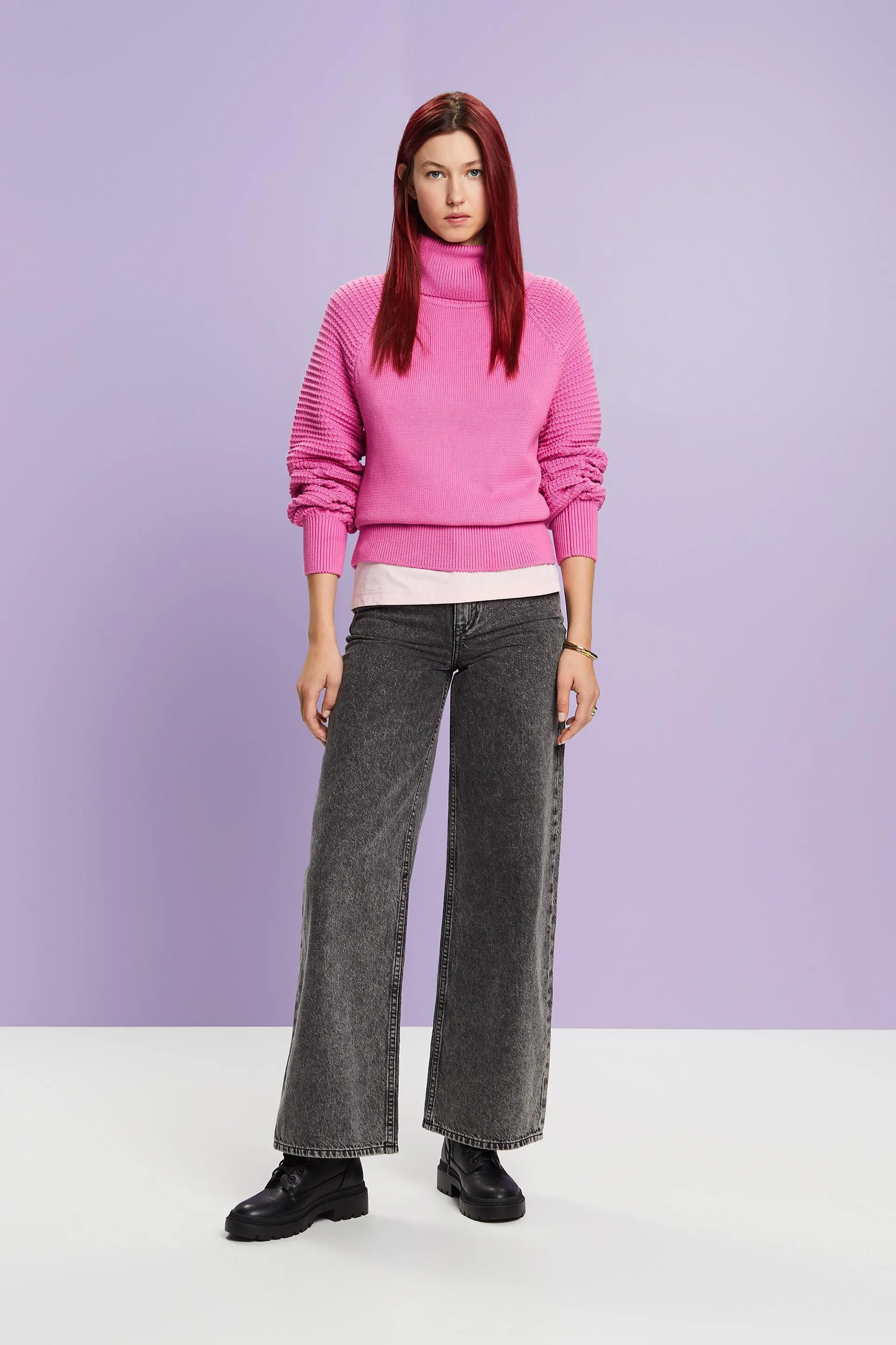 Pullover dolcevita in cotone