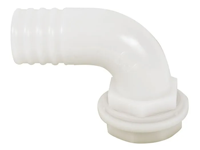 Raccordo a gomito per tubo con dado 25 mm