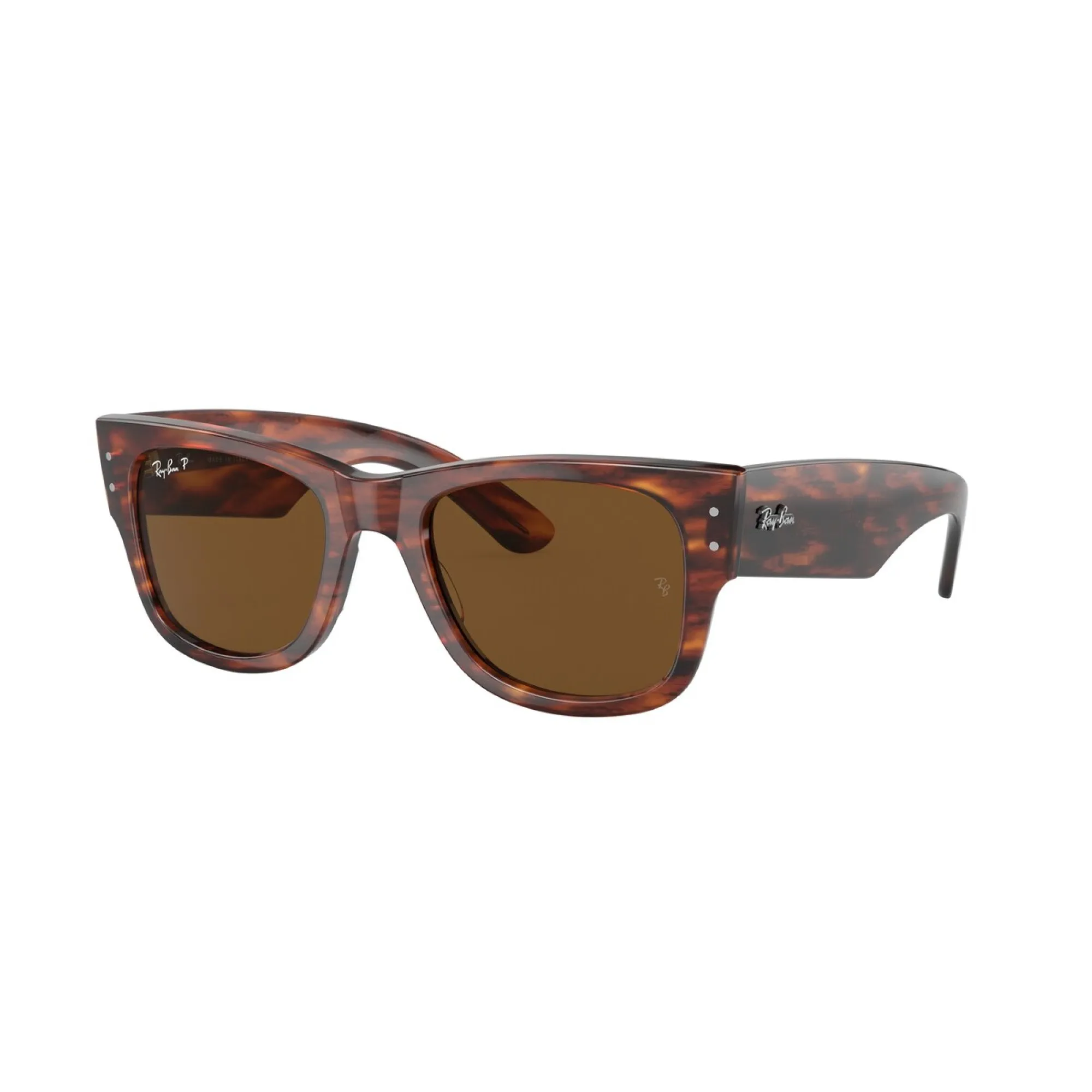   Ray-Ban RB 0840S Mega Wayfarer 954/57 Avana Striata | Occhiale Da Sole Unisex 