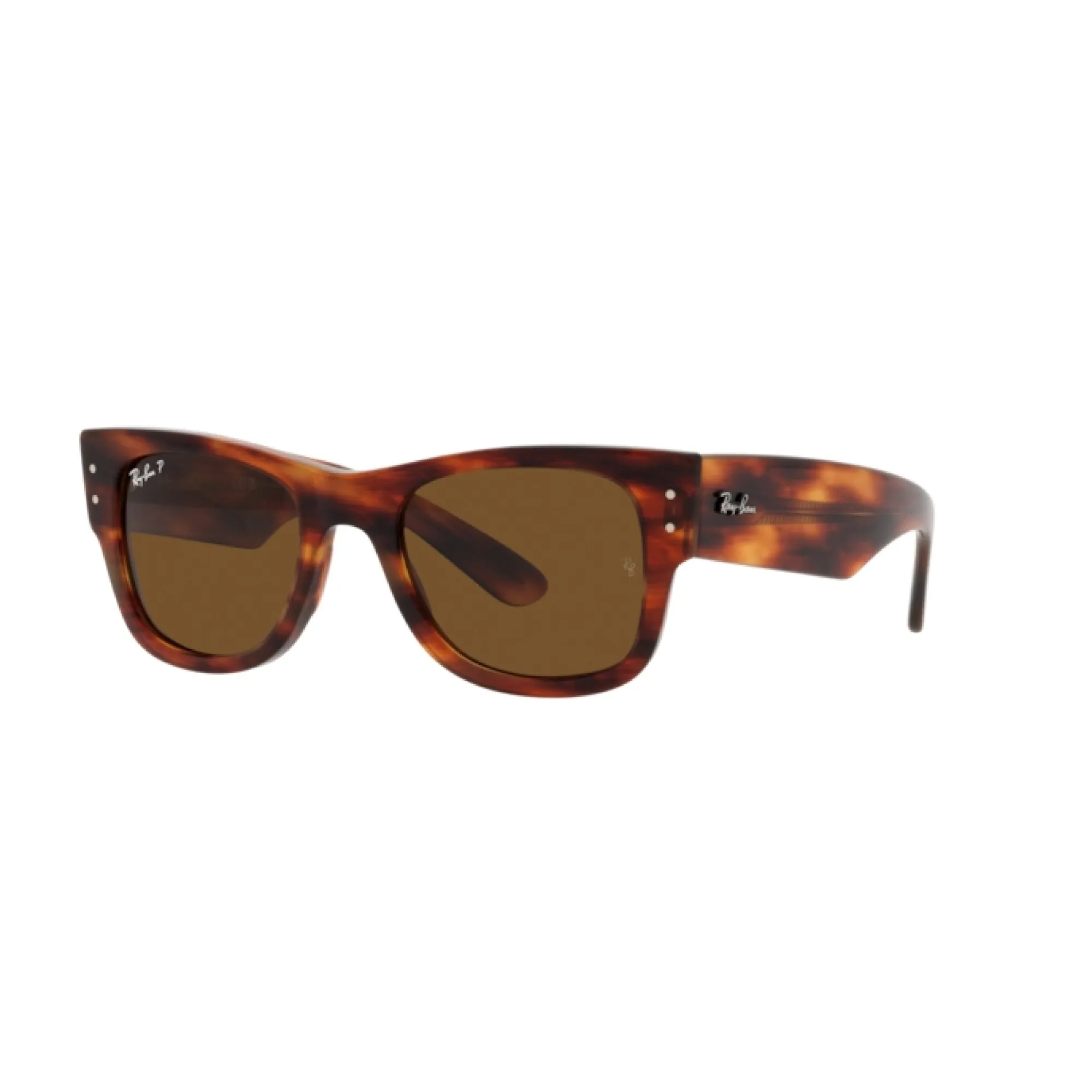   Ray-Ban RB 0840S Mega Wayfarer 954/57 Avana Striata | Occhiale Da Sole Unisex 