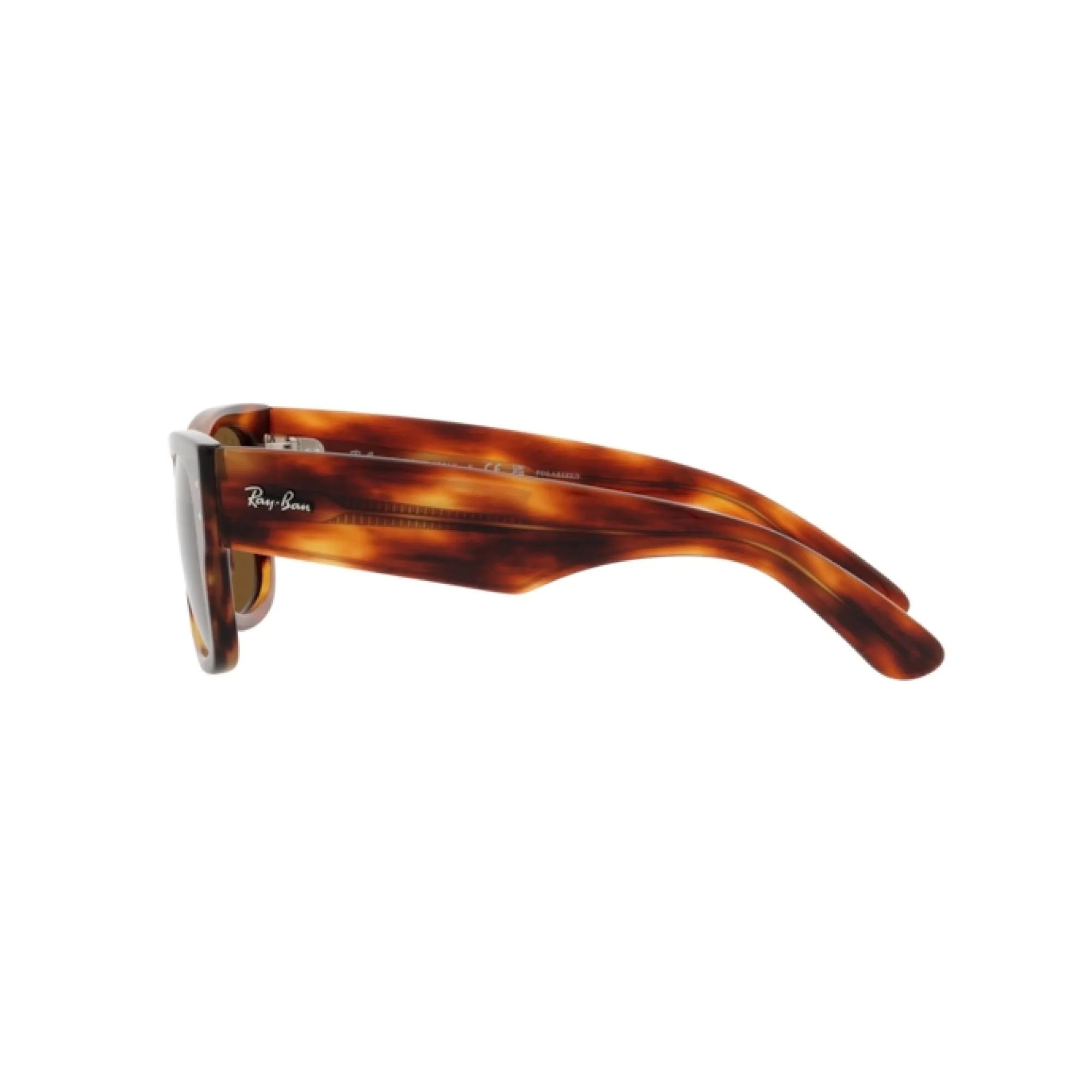   Ray-Ban RB 0840S Mega Wayfarer 954/57 Avana Striata | Occhiale Da Sole Unisex 