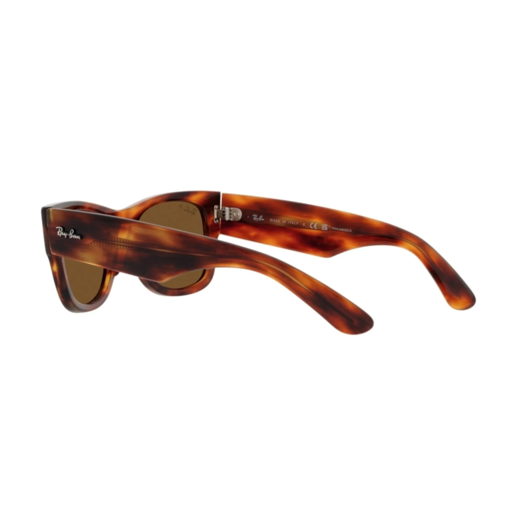   Ray-Ban RB 0840S Mega Wayfarer 954/57 Avana Striata | Occhiale Da Sole Unisex 
