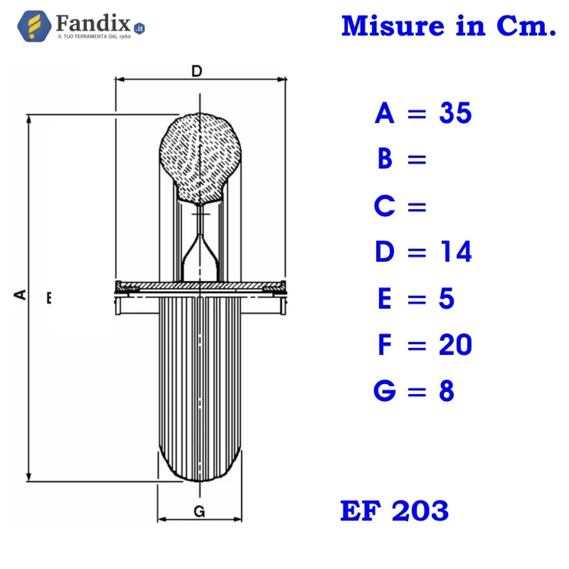RUOTA ANTIFORO PER CARRIOLA EF204