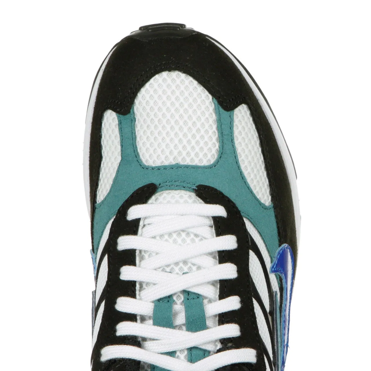 Scarpa Bassa Uomo Air Ghost Racer Black/photo Blue/mineral Teal/black