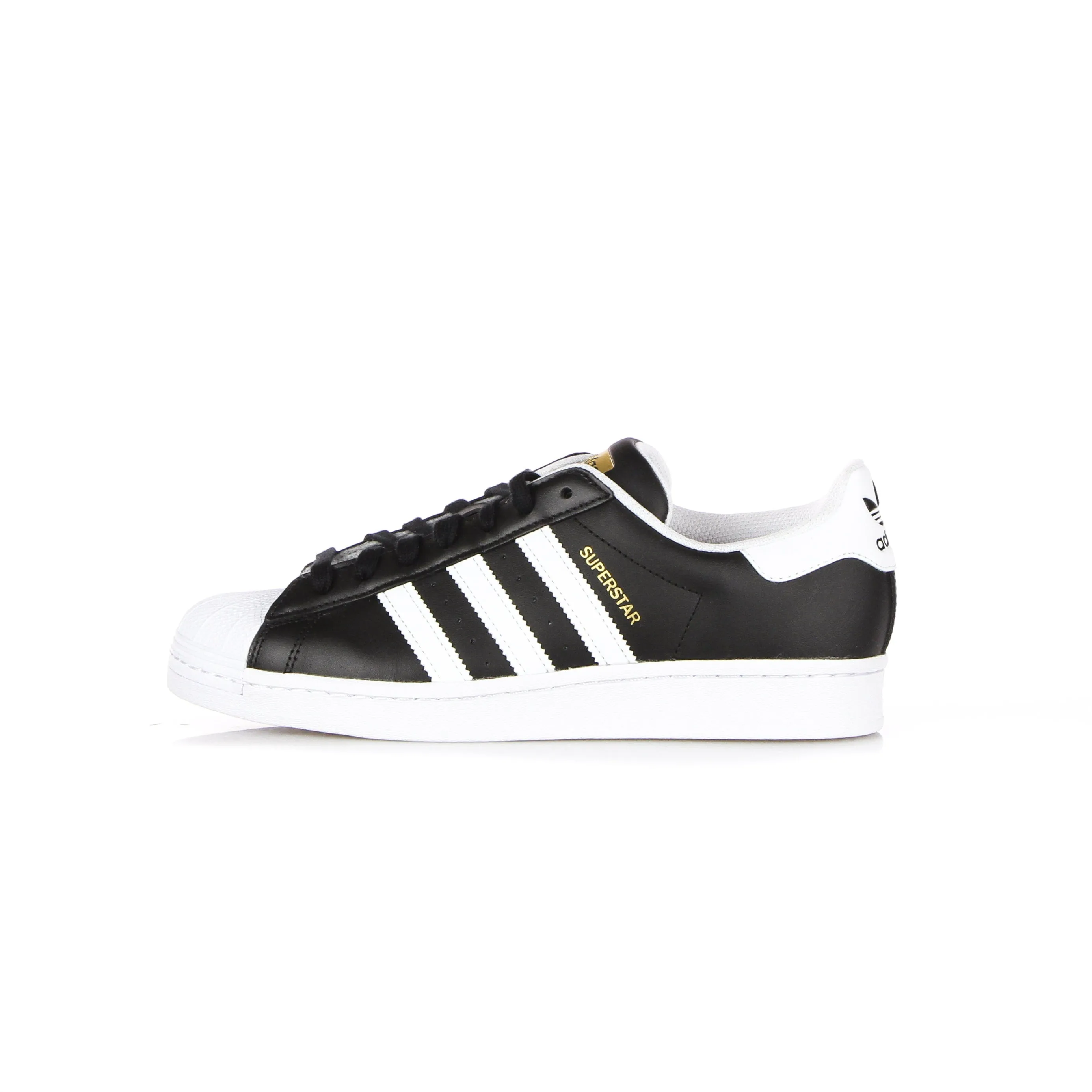 Scarpa Bassa Uomo Superstar Core Black/cloud White/gold Metallic