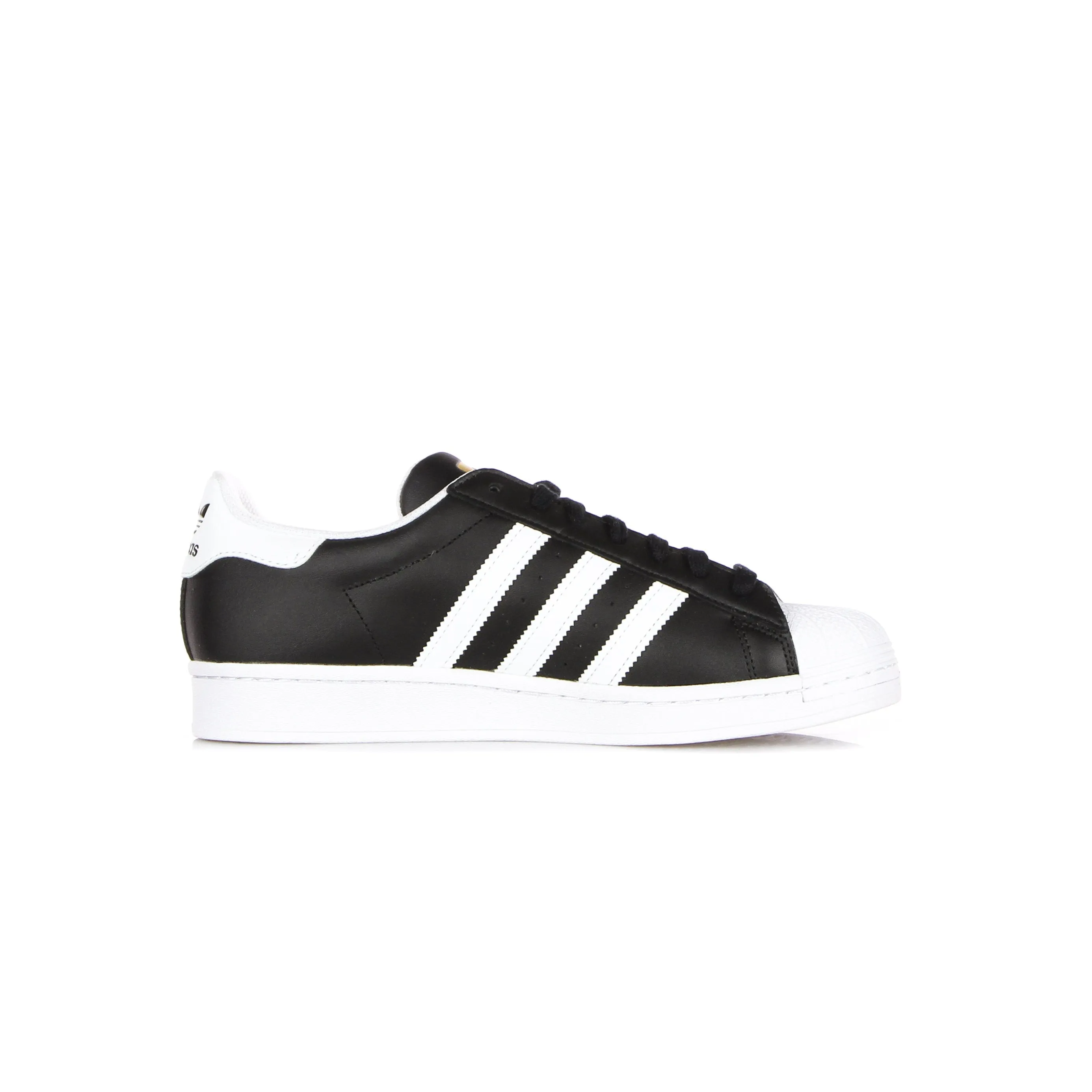 Scarpa Bassa Uomo Superstar Core Black/cloud White/gold Metallic