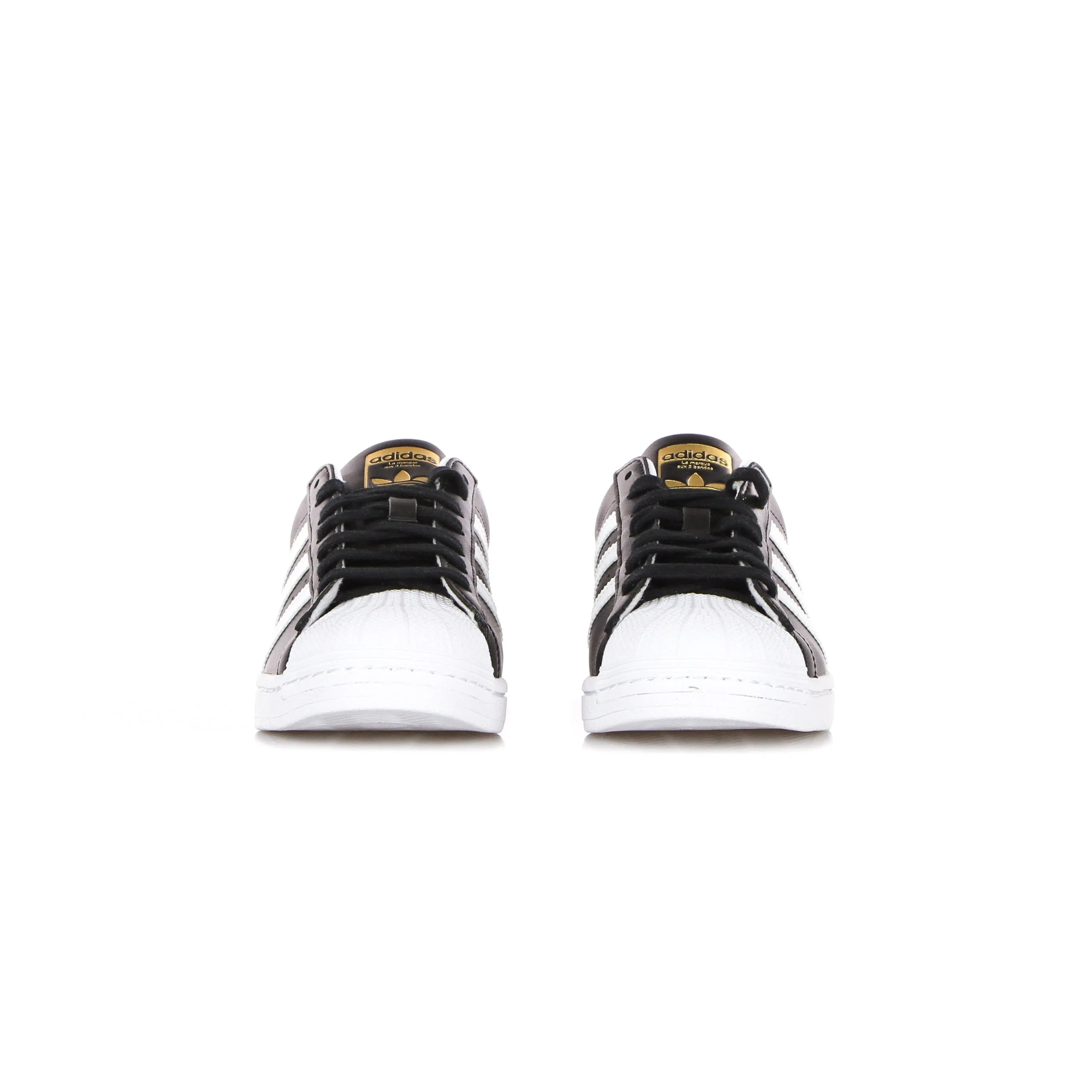 Scarpa Bassa Uomo Superstar Core Black/cloud White/gold Metallic