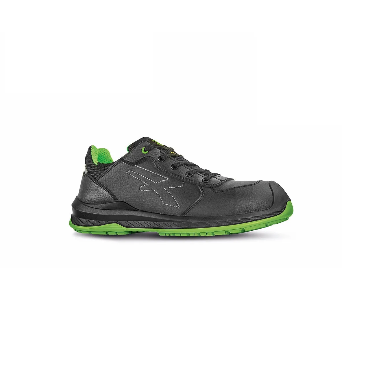 Scarpe antinfortunistiche S3 UPower Red Industry Green, 37  Unisex, resistenti all'acqua, con puntale di sicurezza