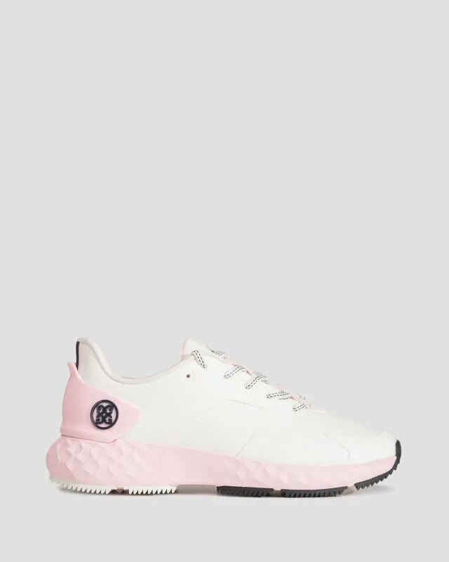 Scarpe bianche-rosa da golf da donna G/Fore Mg4+