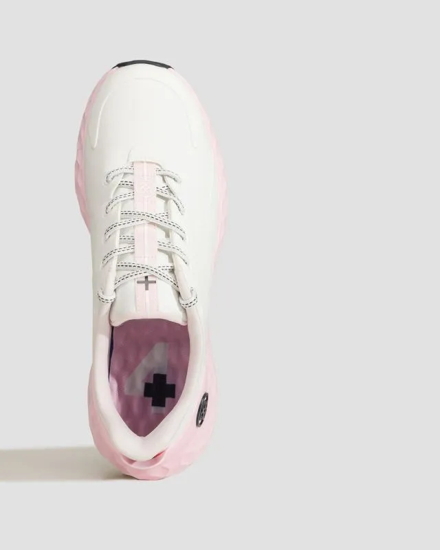 Scarpe bianche-rosa da golf da donna G/Fore Mg4+