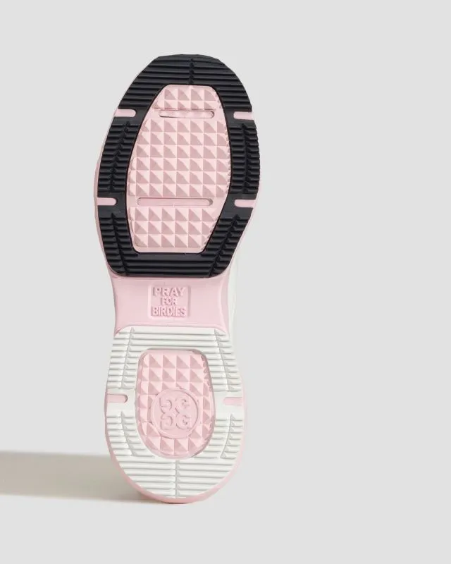 Scarpe bianche-rosa da golf da donna G/Fore Mg4+