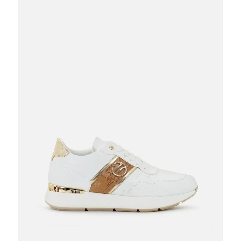 SCARPE IN ECOPELLE E INSERTI IN TESSUTO 1 CLASSE
