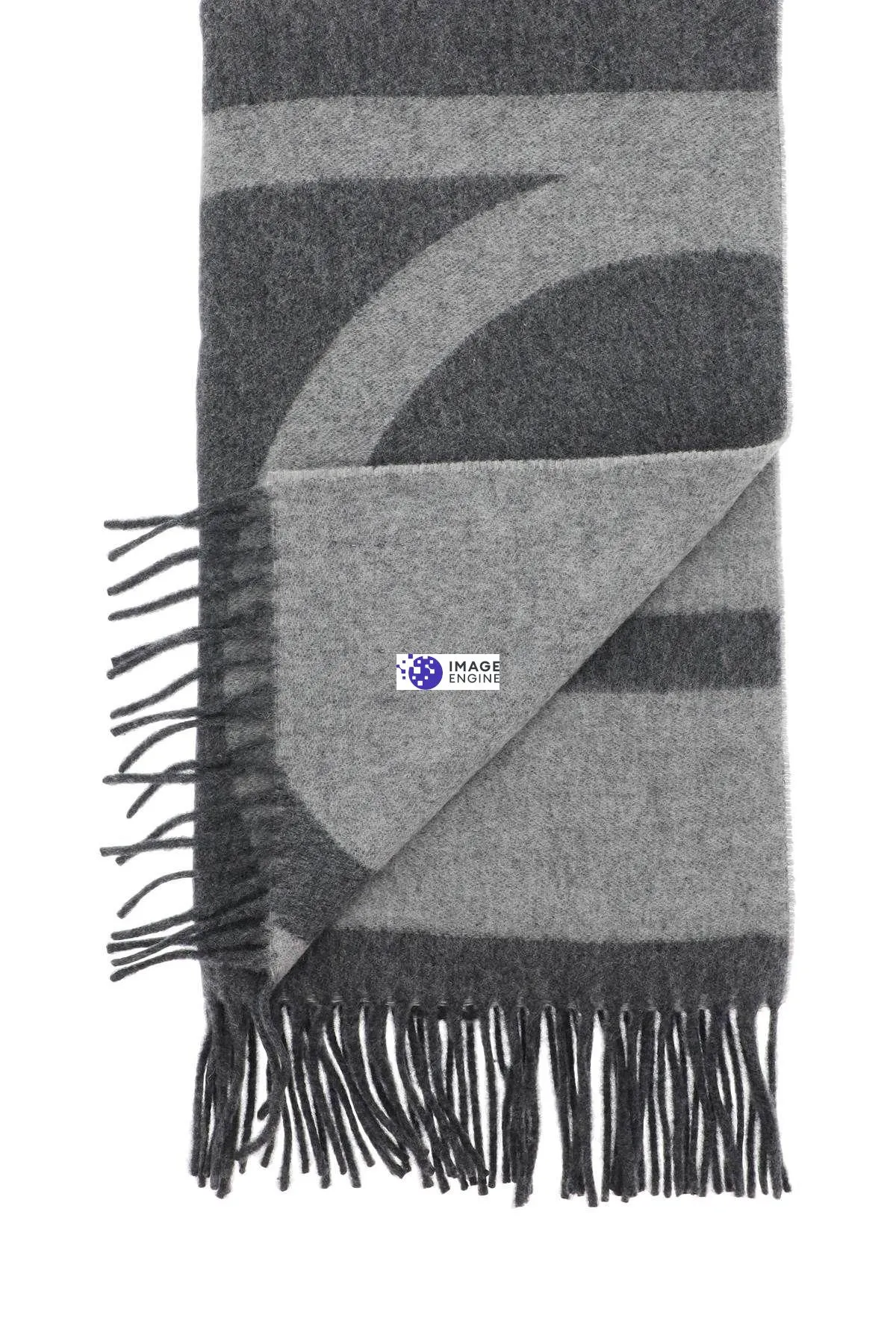 Sciarpa in lana monograma jacquard