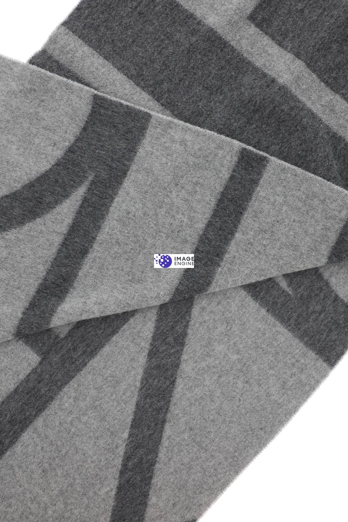 Sciarpa in lana monograma jacquard