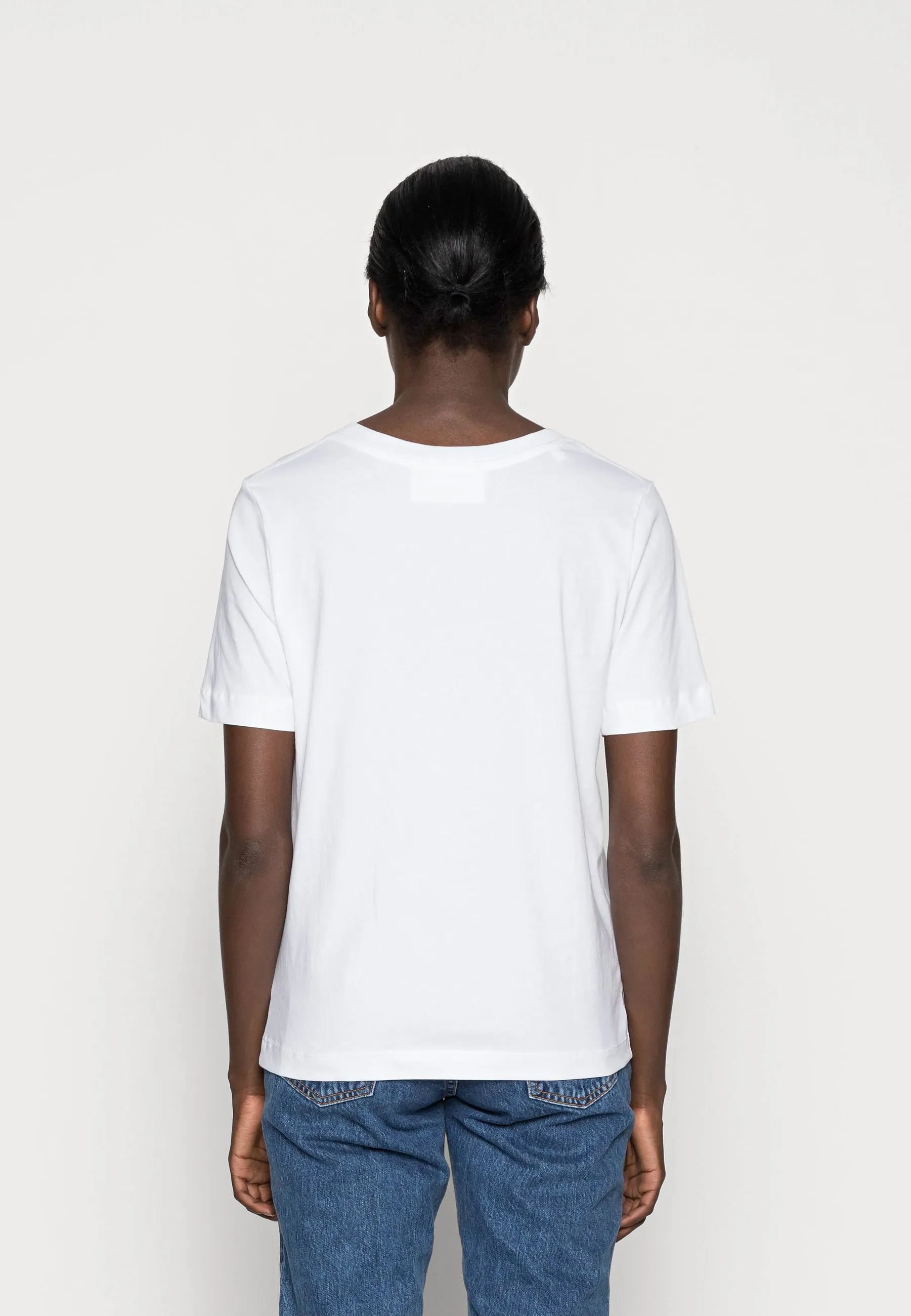 SLFSTANDARD  V NECK TEE  - T-shirt basic