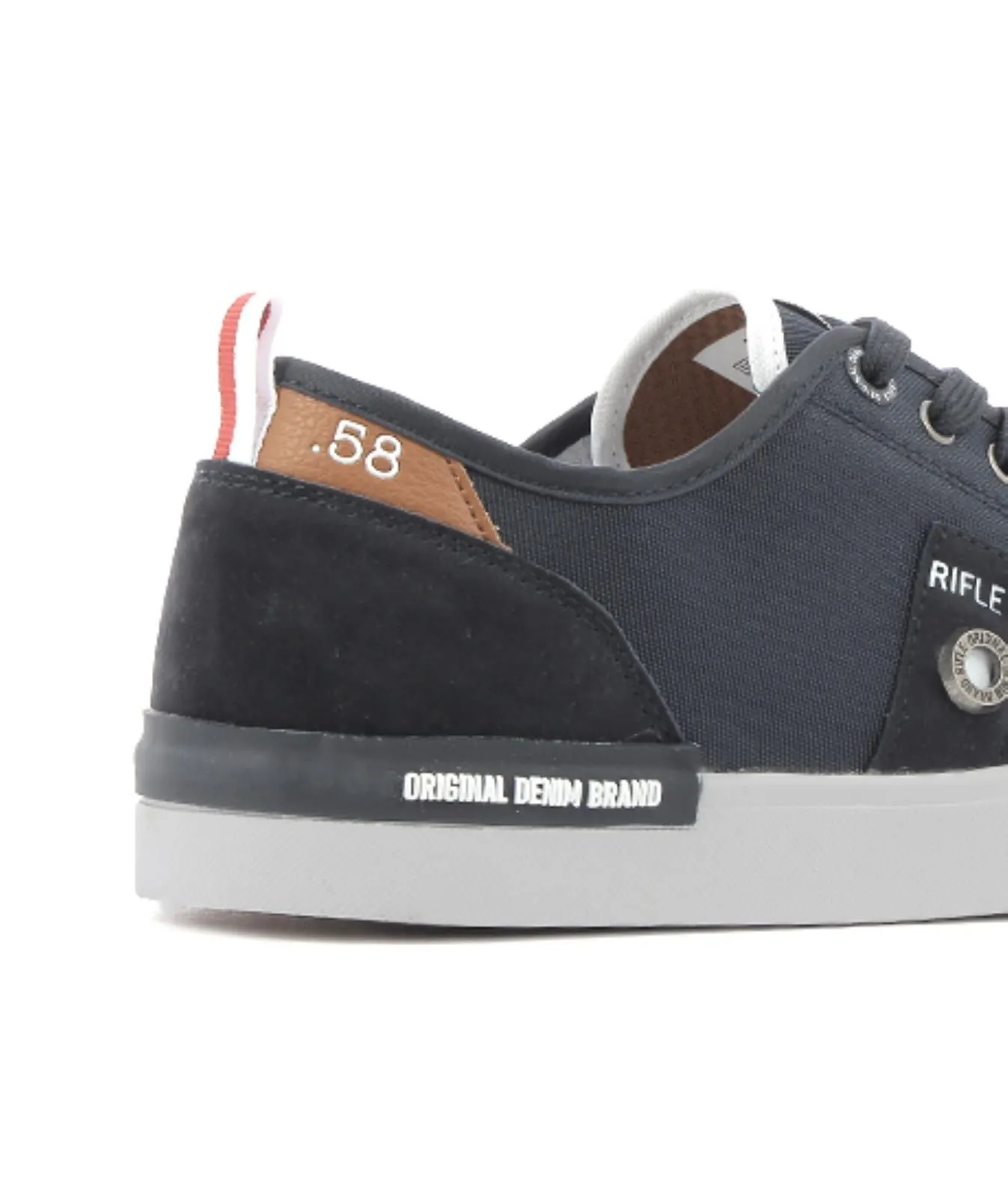 Sneakers blu in tessuto da uomo