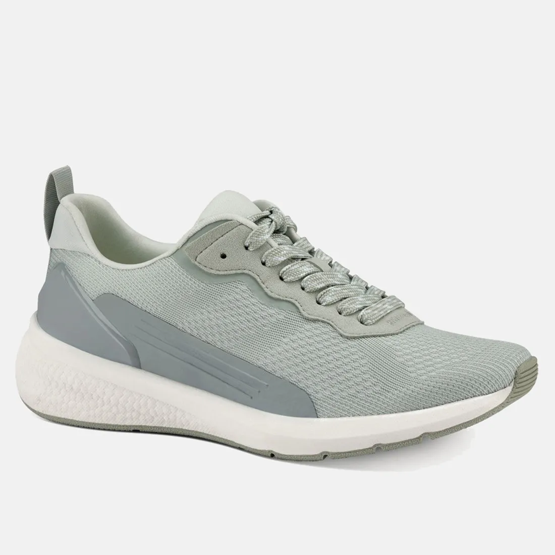 Sneakers da donna Tamaris in tessuto verde