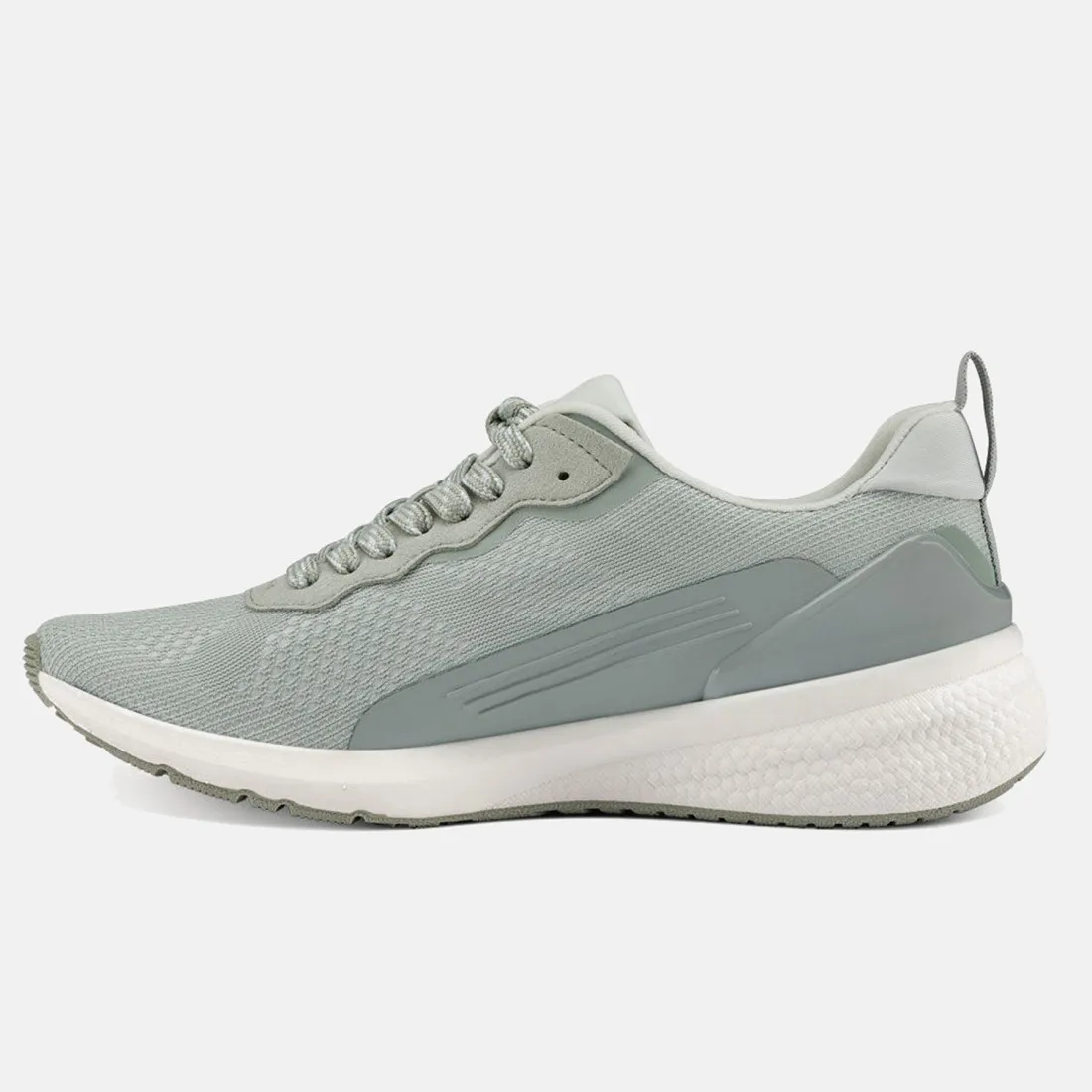 Sneakers da donna Tamaris in tessuto verde