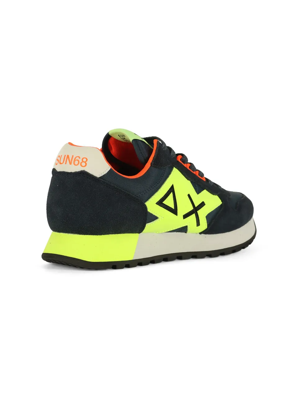Sneakers in pelle e tessuto JAKI FLUO