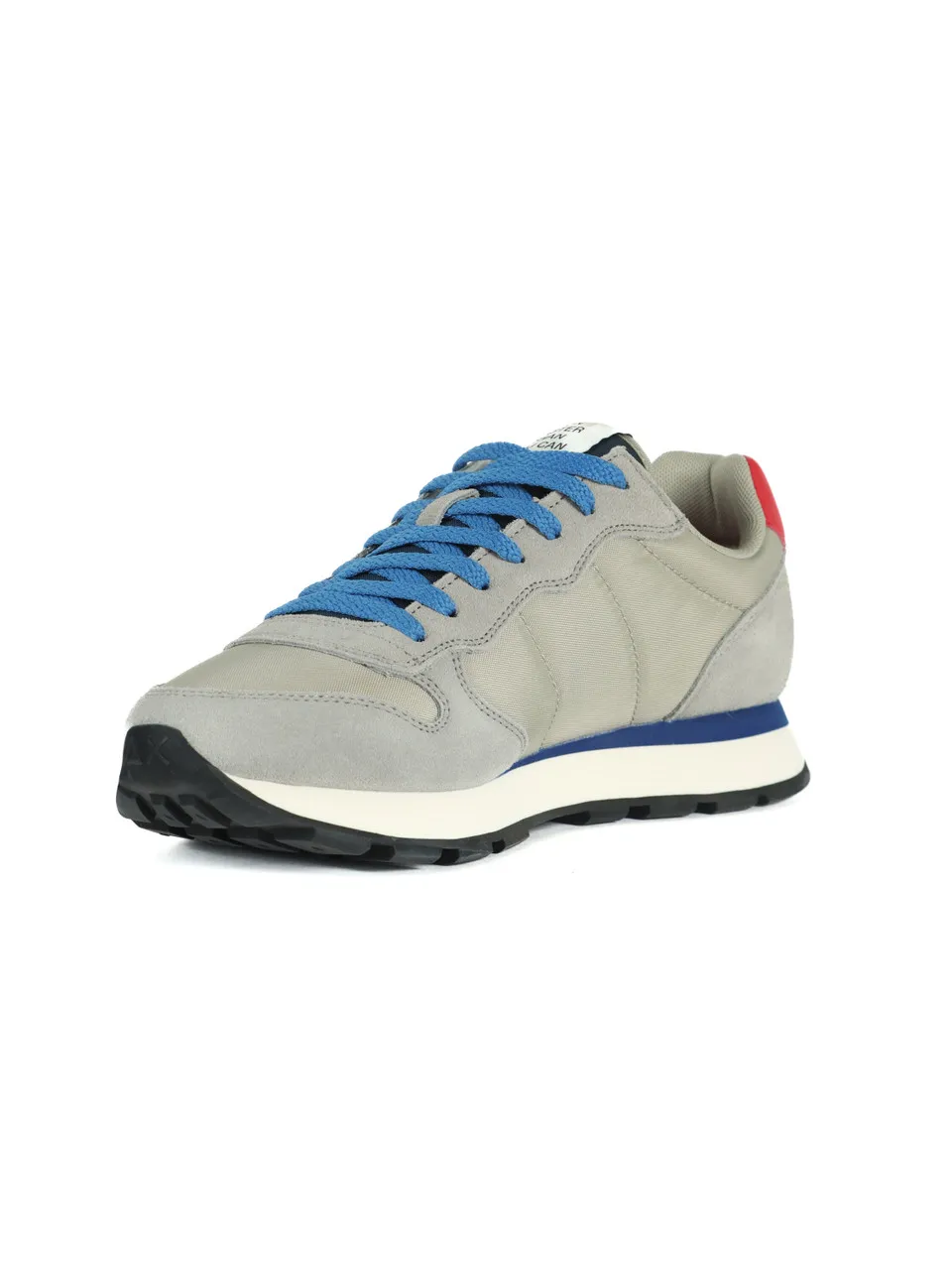 Sneakers in pelle e tessuto TOM SOLID