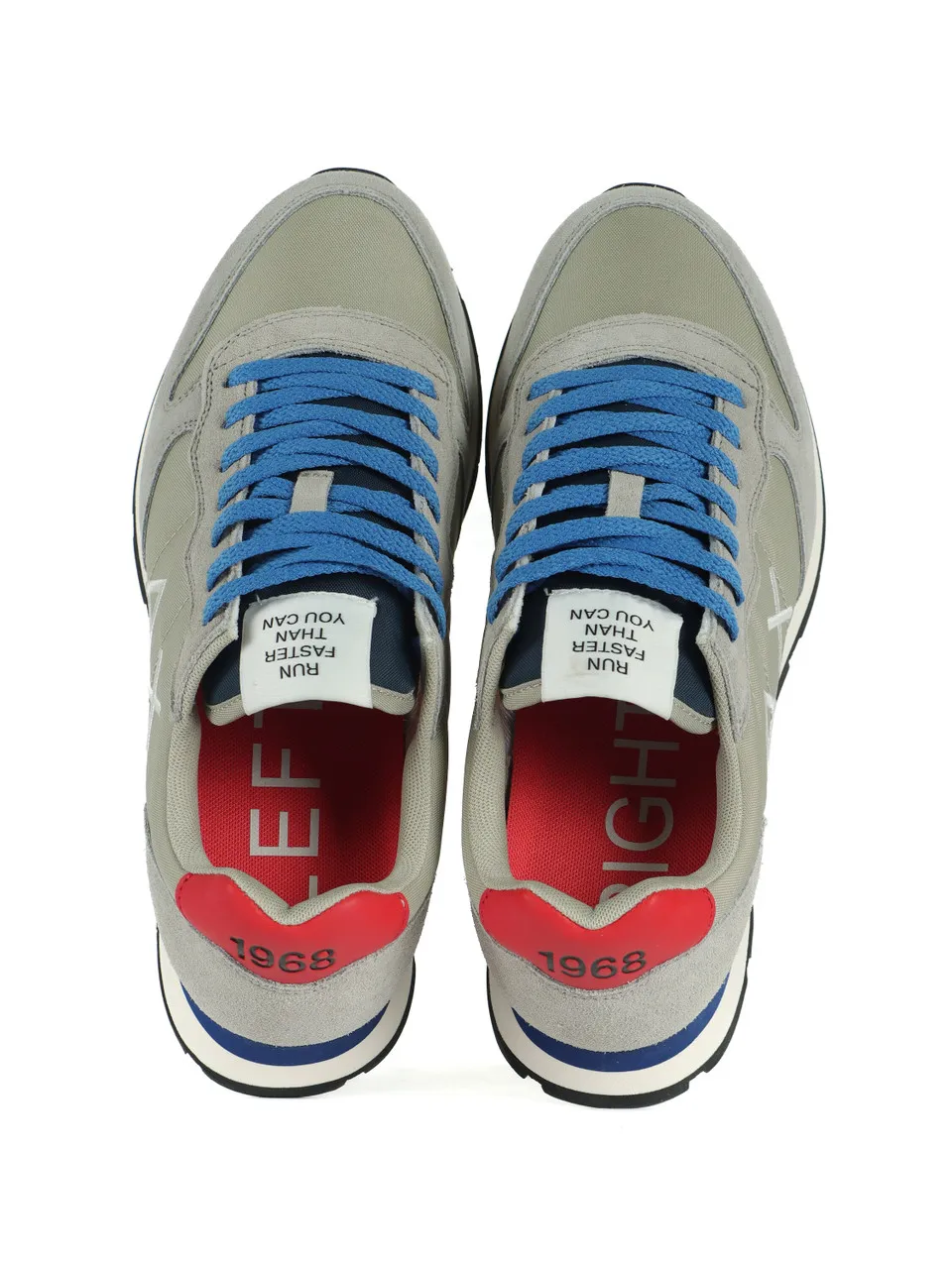 Sneakers in pelle e tessuto TOM SOLID