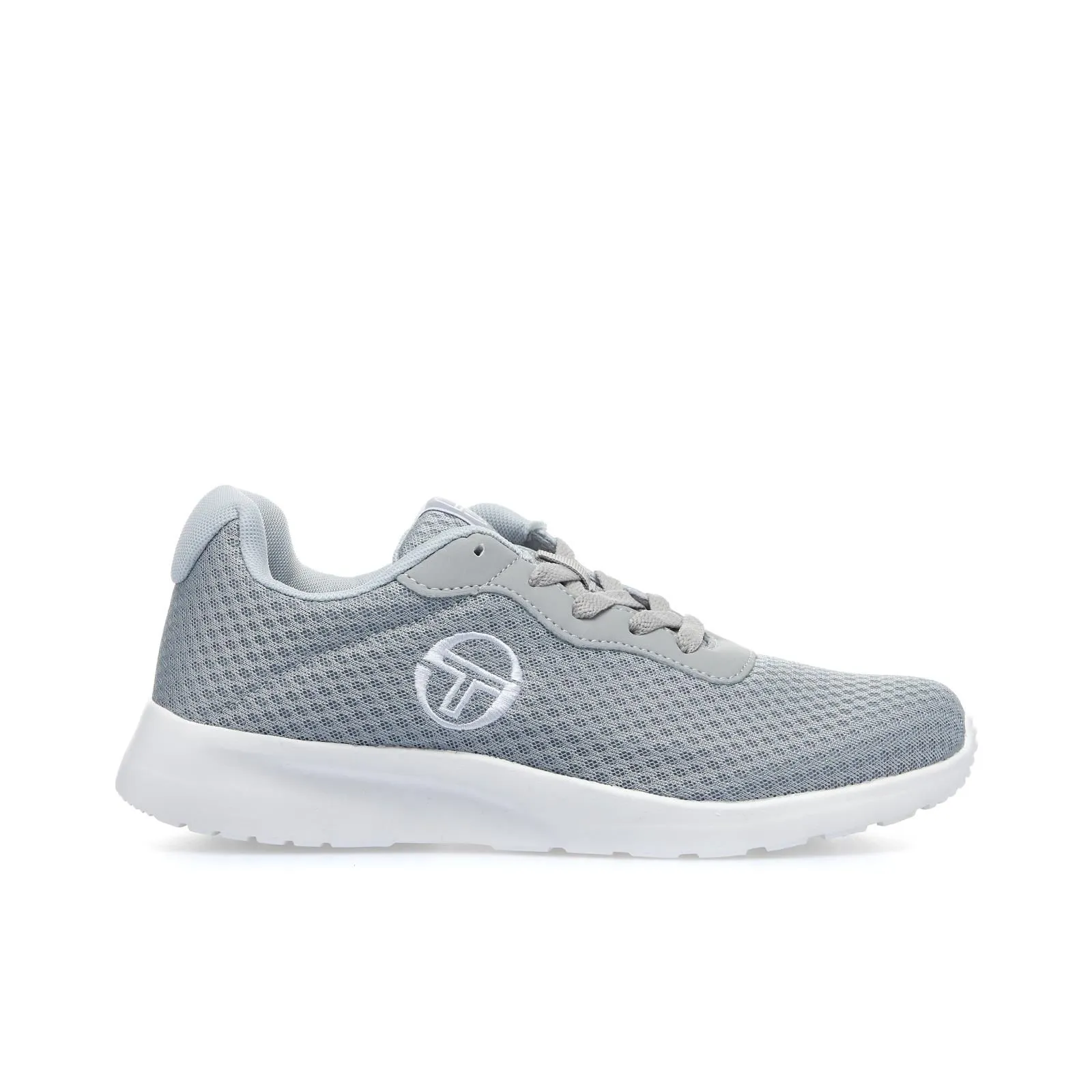 Sneakers uomo da running grigie in tessuto