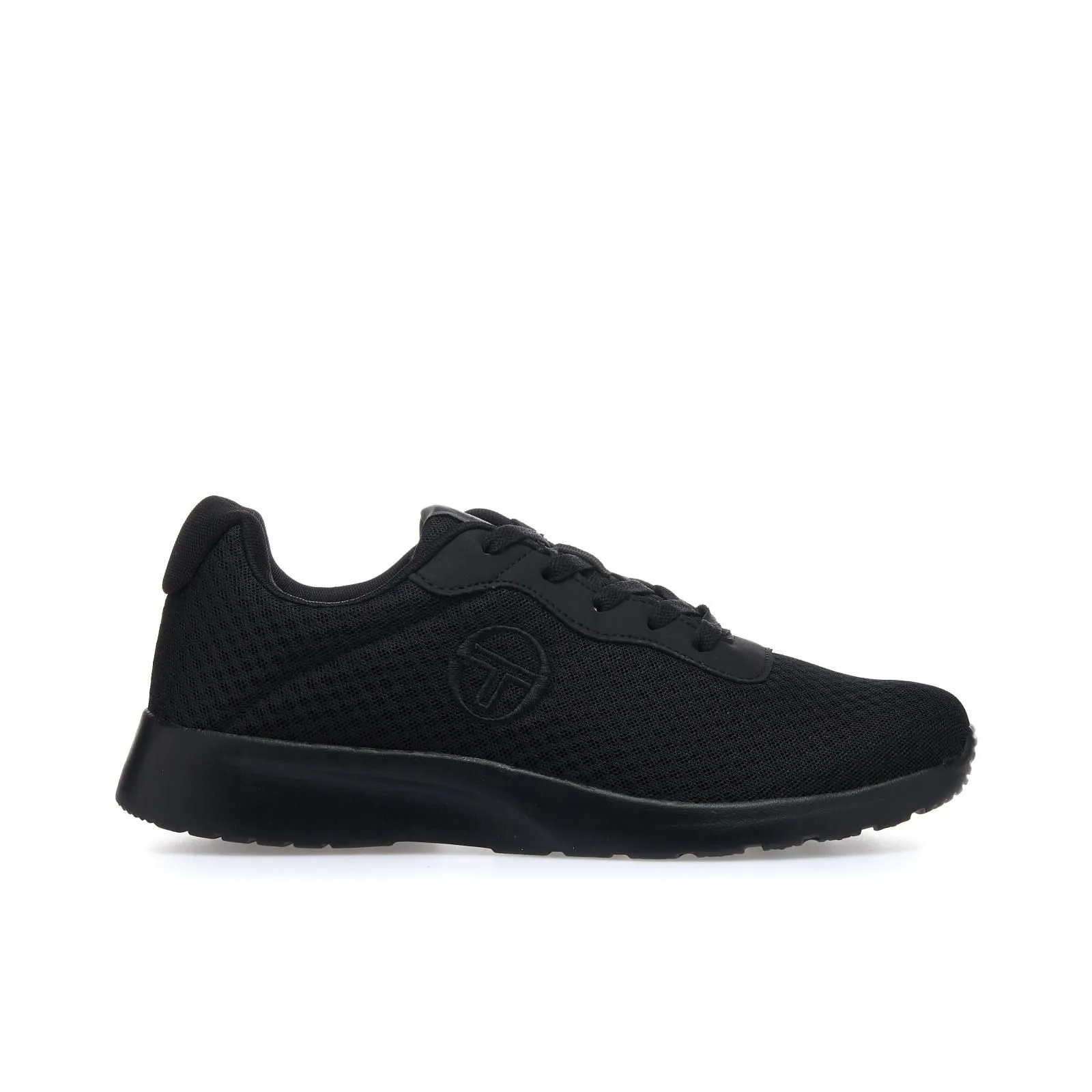 Sneakers uomo da running nere in tessuto