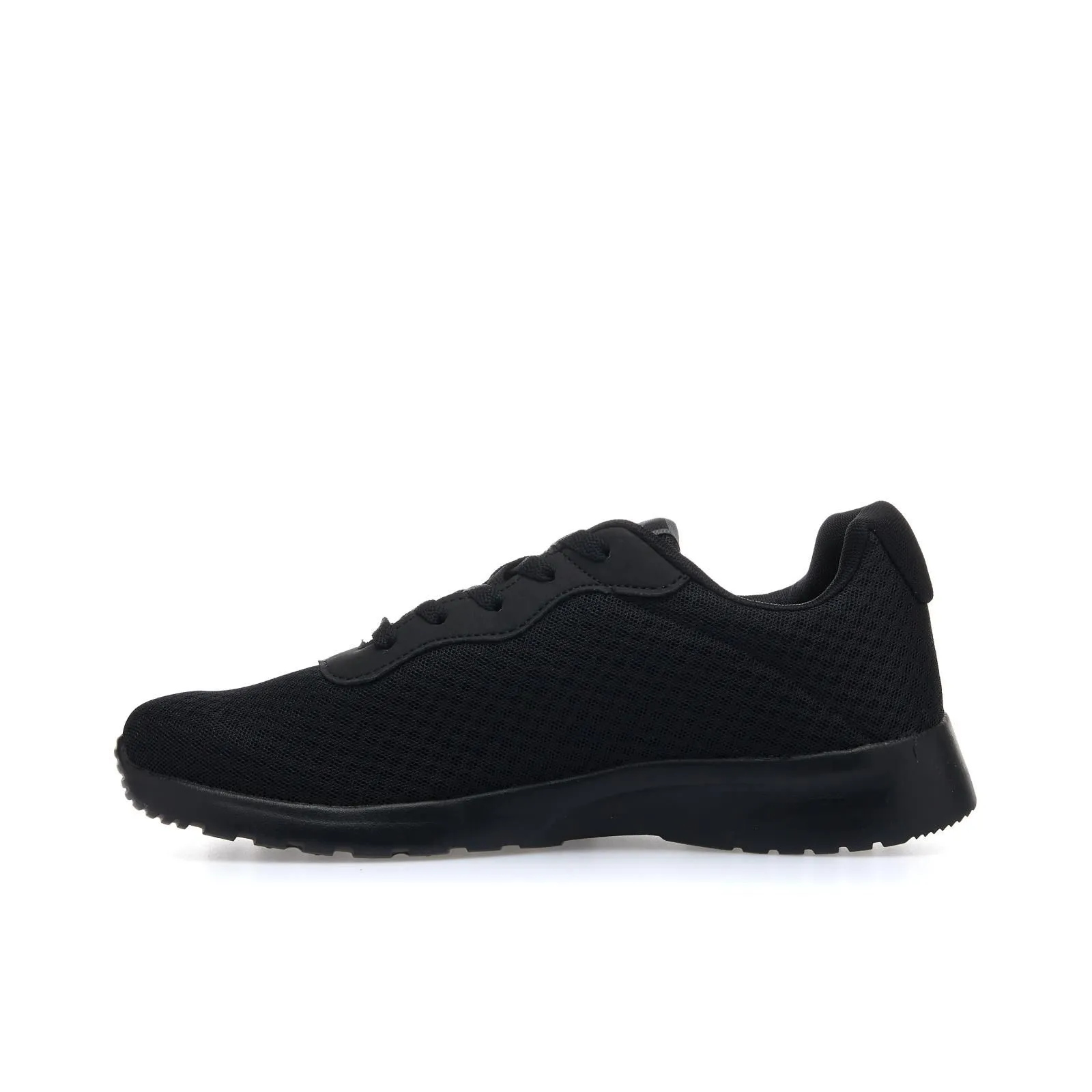 Sneakers uomo da running nere in tessuto