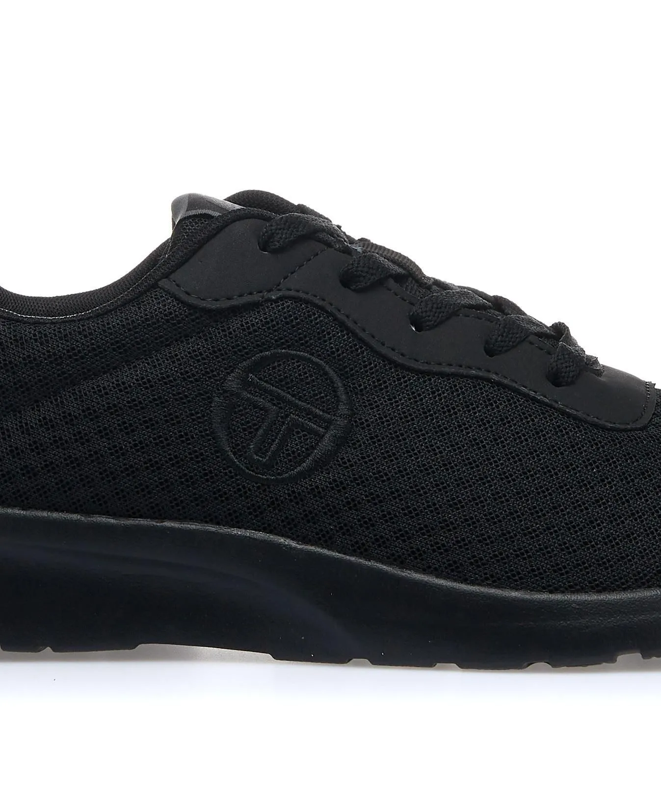 Sneakers uomo da running nere in tessuto