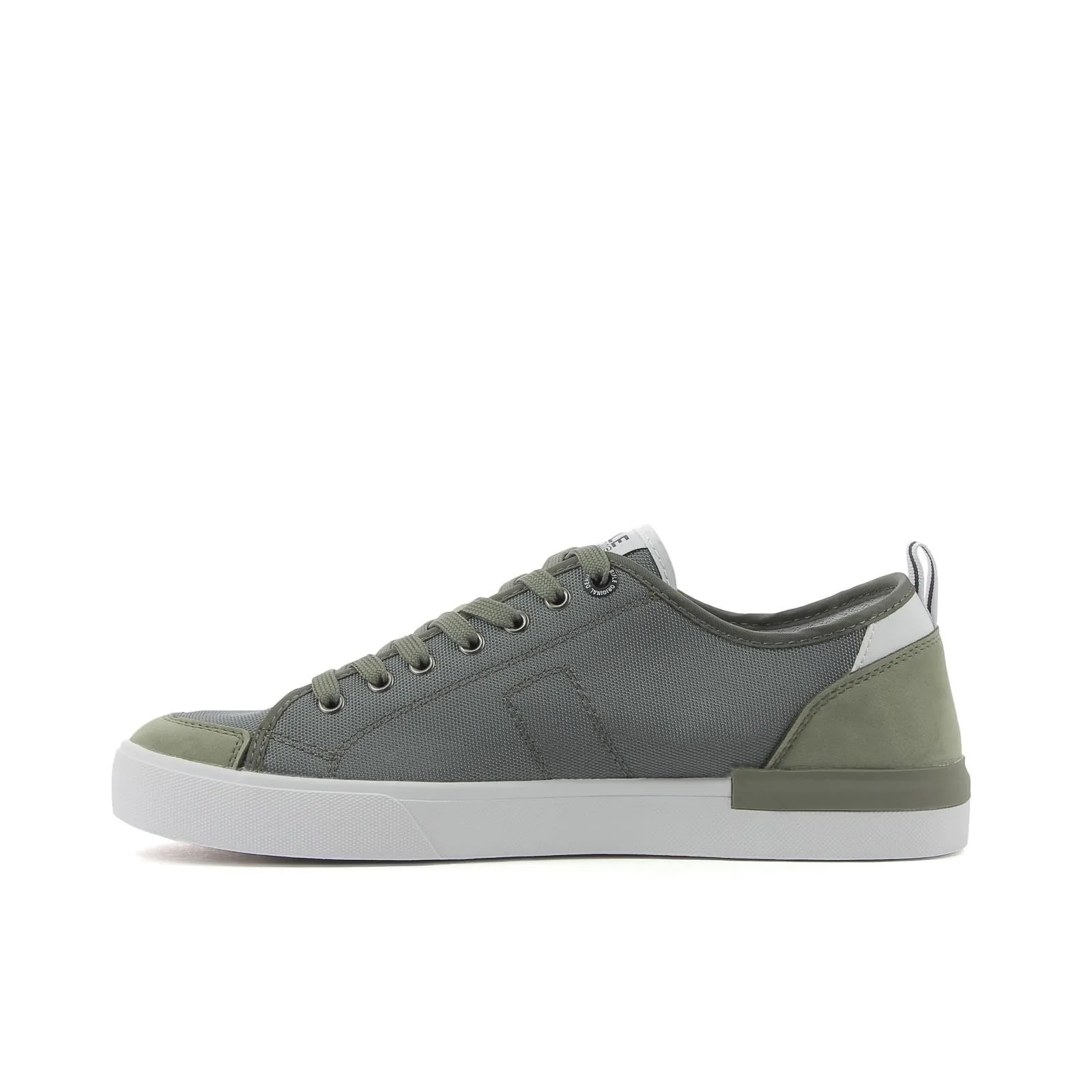 Sneakers verdi in tessuto da uomo
