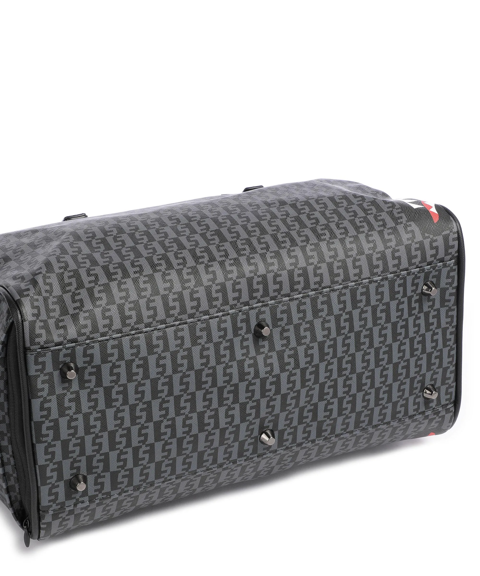 Sprayground Money Check Grey Borsa a mano plastica nero/grigio  