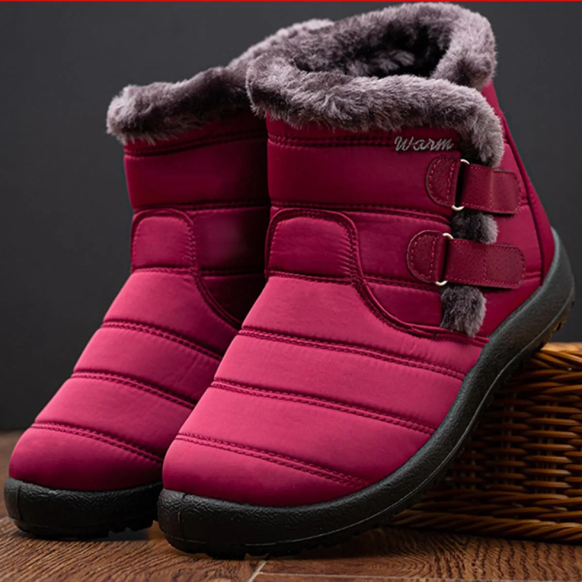 Stivali invernali da donna Stivali da neve impermeabili per scarpe invernali Stivaletti leggeri casual da donna Stivali invernal
