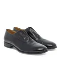 Stringata Guidi Calzature STILE INGLESE in pelle nero